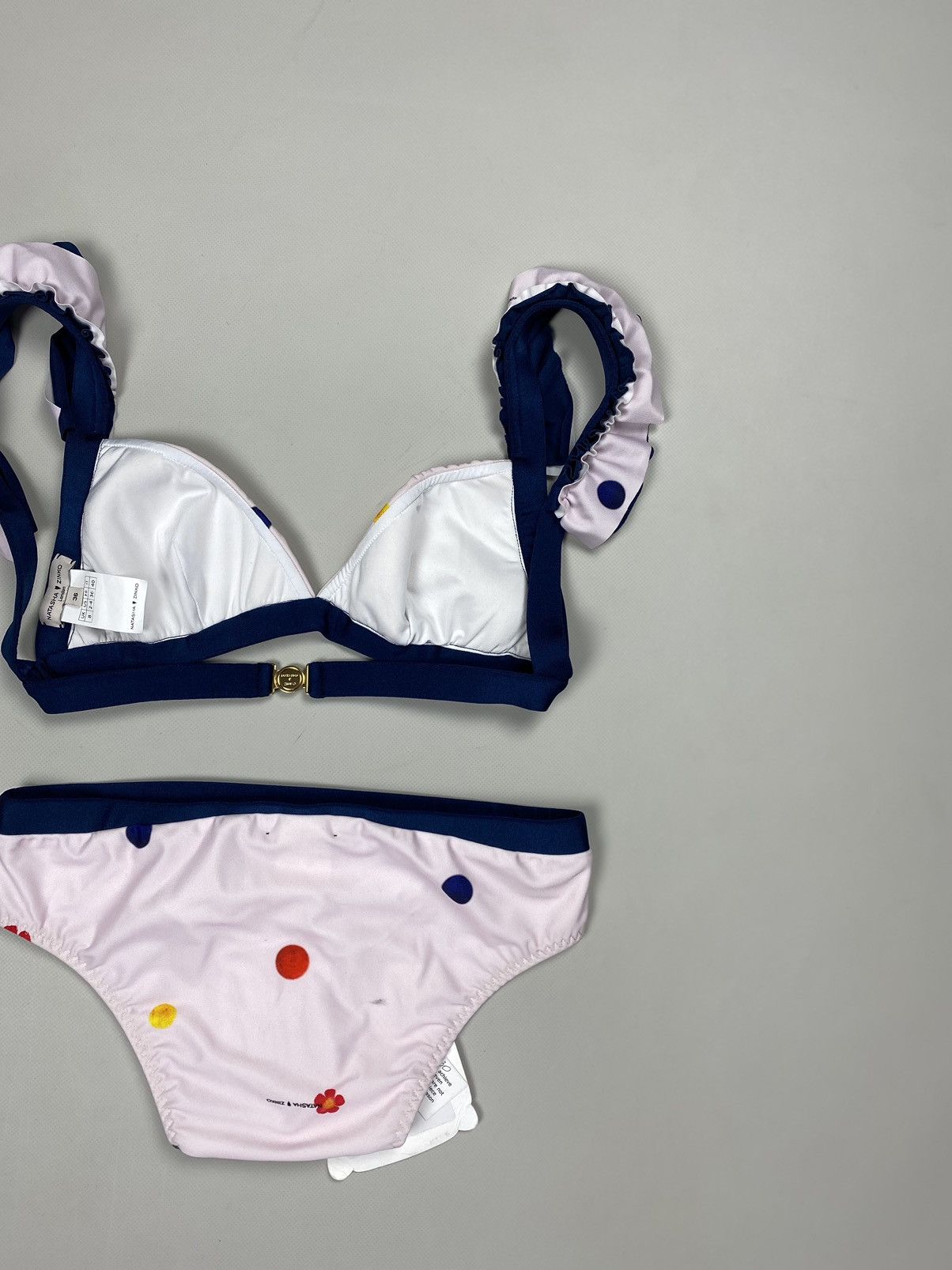 Natasha Zinko BNWT! Natasha Zinko Neoprene Bikini 2 Piece swim suit Size XS / US 0-2 / IT 36-38 - 8 Thumbnail