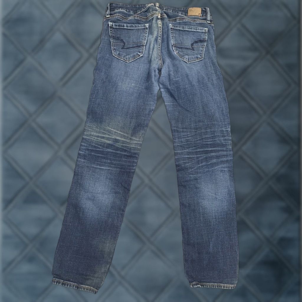 American Eagle Outfitters VINTAGE American Eagle Outfitters Jeans 5-Pocket Design Skinny Women’s Size 4 Inseam 27 Blue Denim Spring Summer Fall Winter Grunge Retro 80s 90s Size 27" / US 4 / IT 40 - 1 Thumbnail
