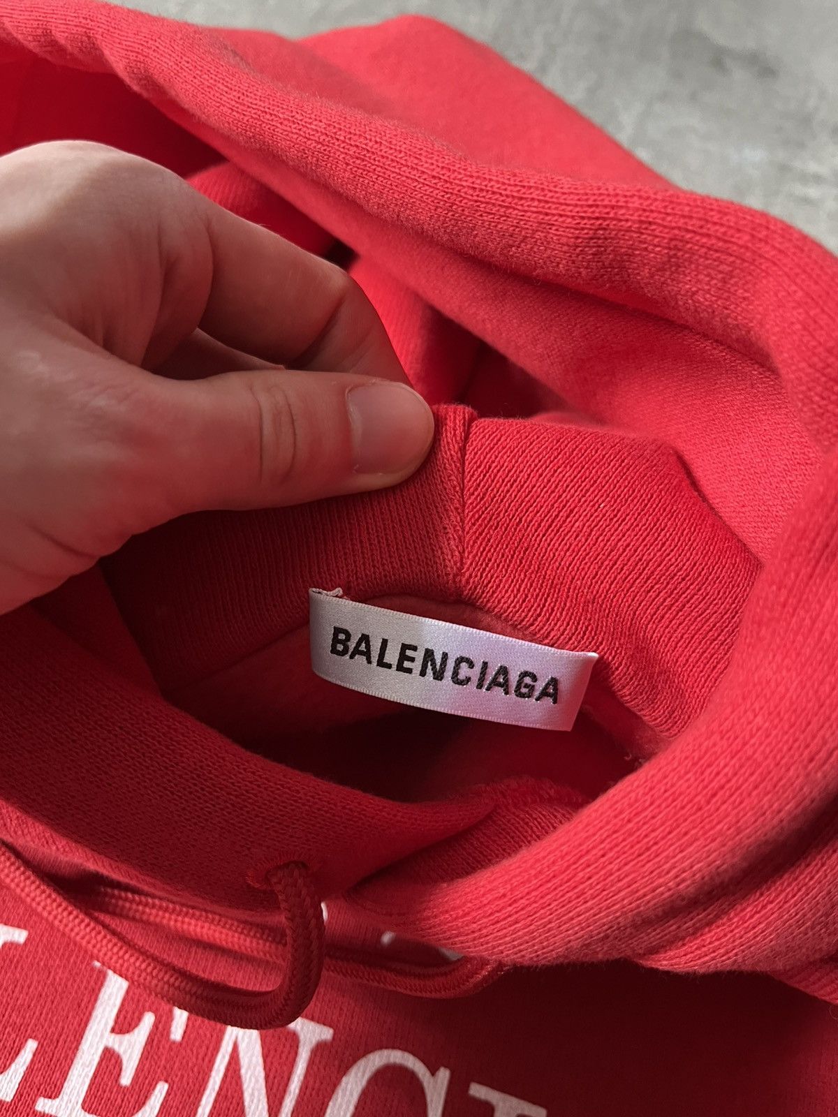 Balenciaga Balenciaga Crown red hoodie rare Size US M / EU 48-50 / 2 - 9 Thumbnail