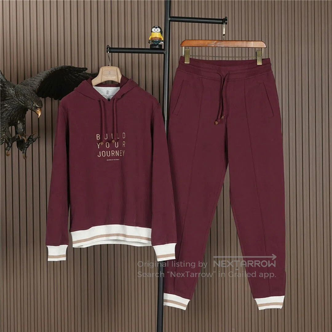 Brunello Cucinelli Brunello Cucinelli Men's Tracksuit Set. Size US S / EU 44-46 / 1 - 1 Thumbnail