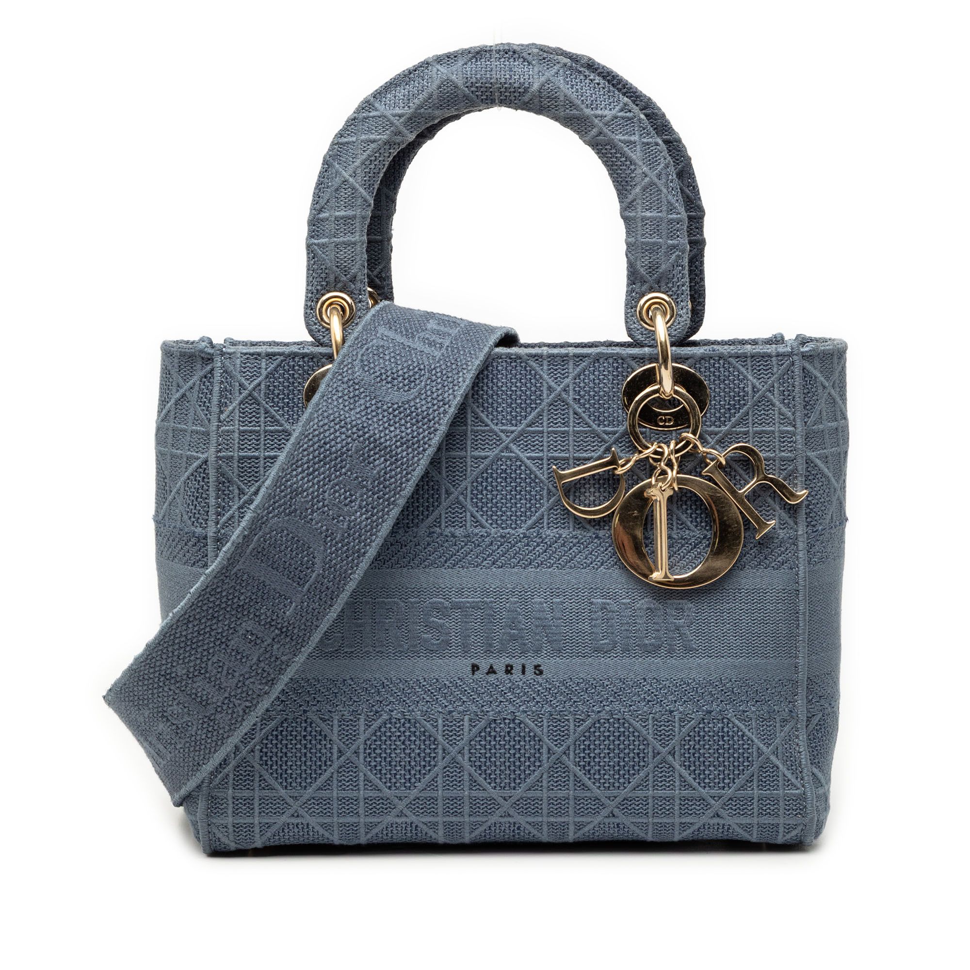 Dior Dior Medium Canvas Cannage Lady D Lite Size ONE SIZE - 1 Thumbnail
