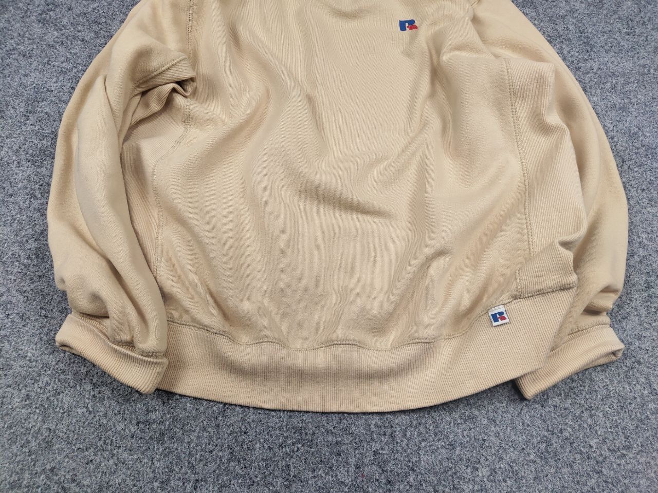 Russell Athletic Vintage 90's Russell Athletic Blank Crew Chek Sweatshirt Size US L / EU 52-54 / 3 - 5 Thumbnail