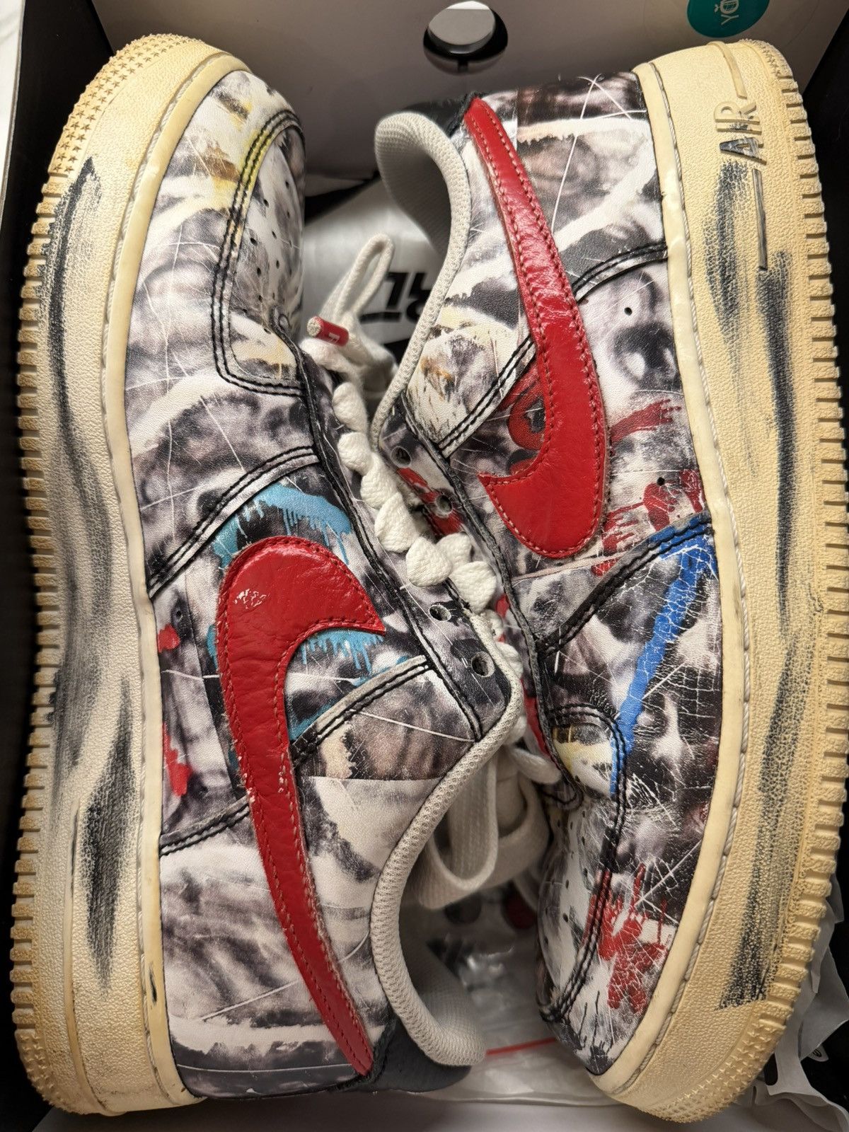 Nike × peaceminusone Nike Air Force 1 Peaceminusone Para-noise Size US 10.5 / EU 43-44 - 2 Thumbnail