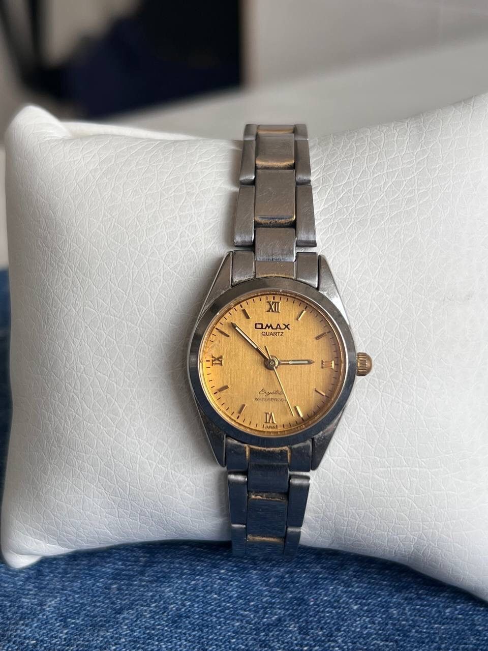 Japanese Brand × Vintage Vintage Japanese style futuristic Watch Omax y2k Yellow Dial Size ONE SIZE - 1 Thumbnail