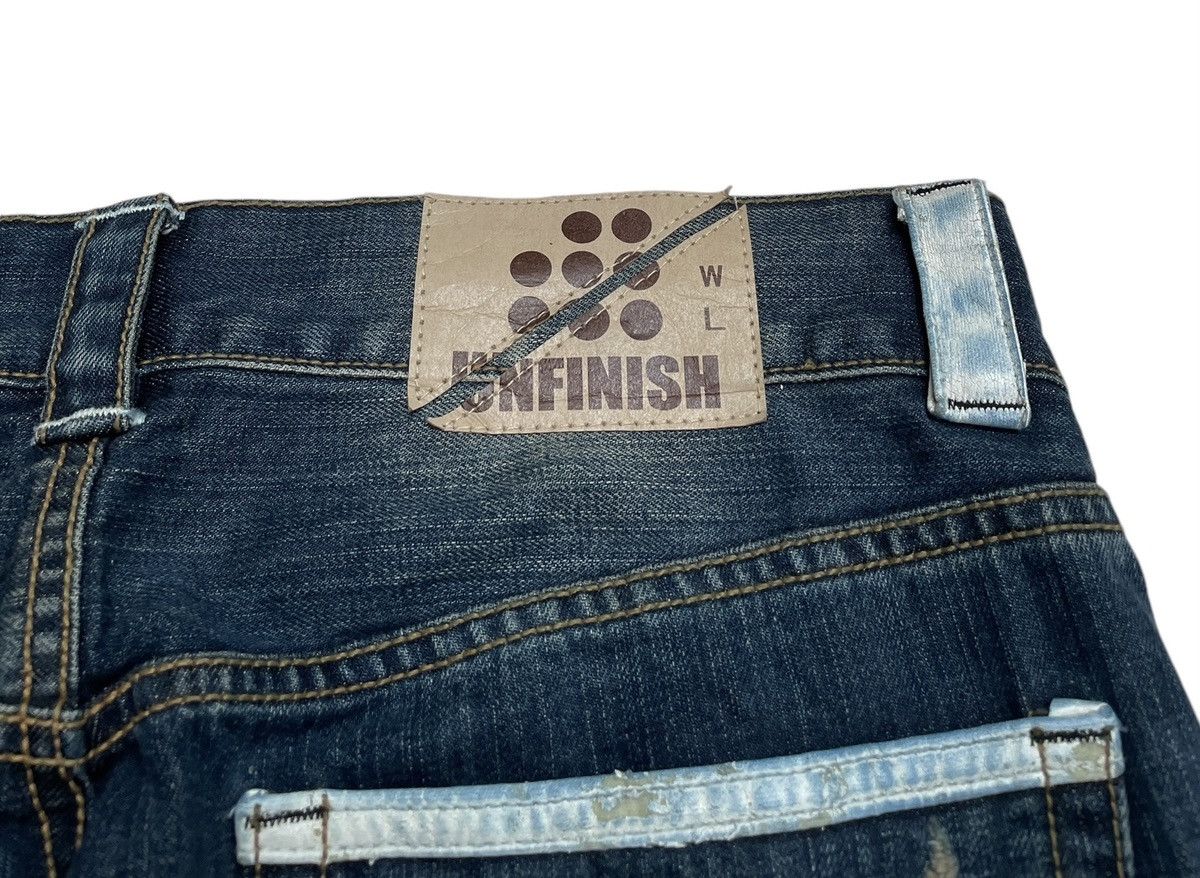 If Six Was Nine × Japanese Brand × Vintage Rare Design Vintage Japanese Brand Unfinished Jeans 2000s Size US 33 - 9 Thumbnail