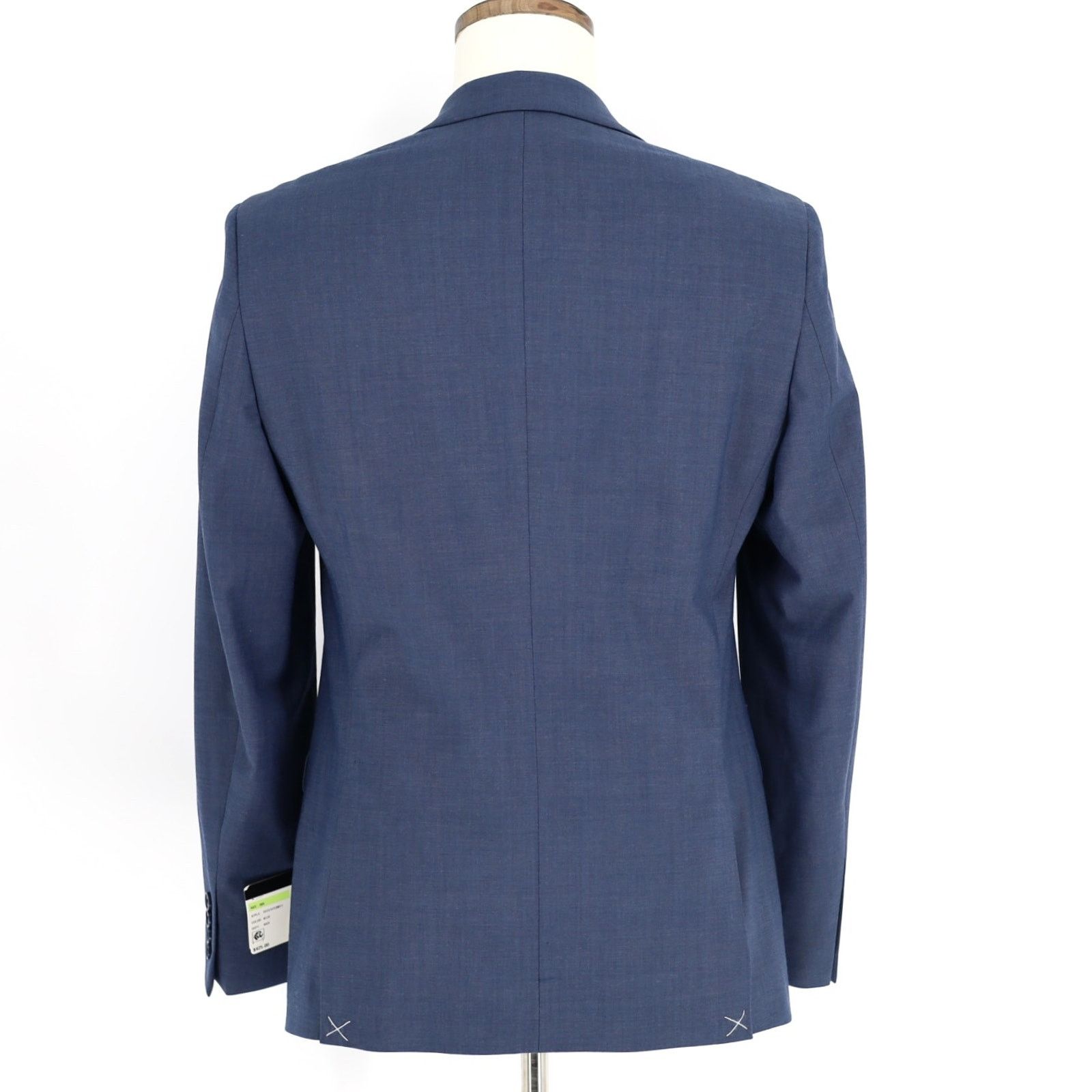 Bar III Bar III Men's Solid Blue Wool-Blend Slim Suit Jacket 38R Size 38R - 5 Thumbnail