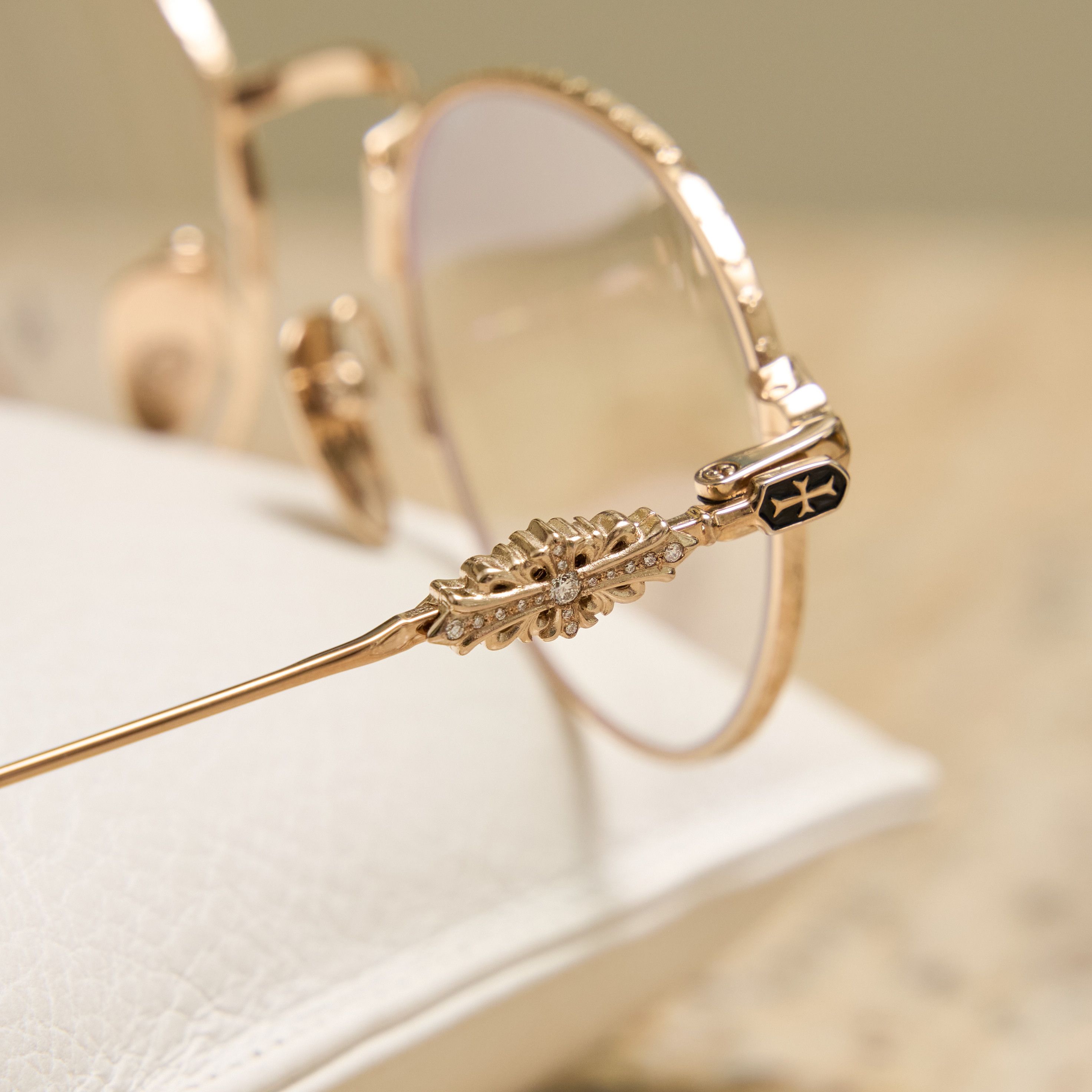 Chrome Hearts DIAMOND CHROME HEARTS VAGIDICTORIAN III Diamond Gold Plated Size ONE SIZE - 7 Thumbnail