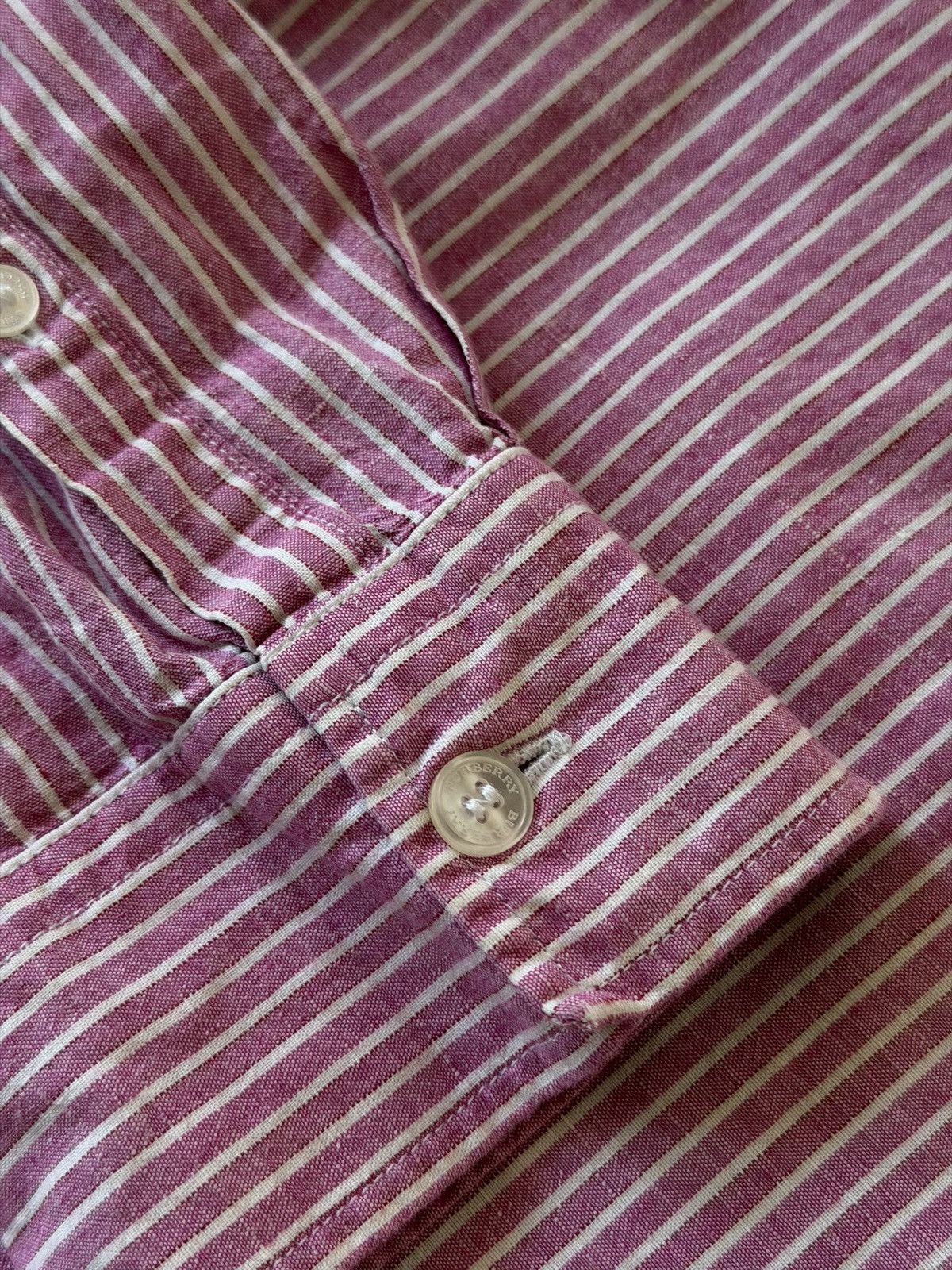 Burberry ‼️Archival Burberry OldMoney Premium Luxury Cell Logo Shirt‼️ Size US XL / EU 56 / 4 - 15 Thumbnail