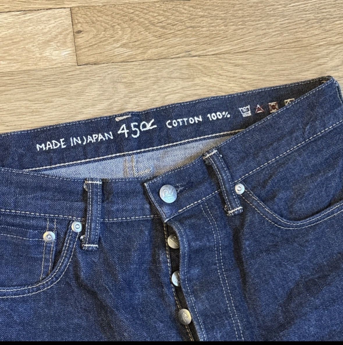 45rpm 45R 2019 Sorahiko Selvedge Denim Jeans Made In Japan Size US 30 / EU 46 - 3 Thumbnail