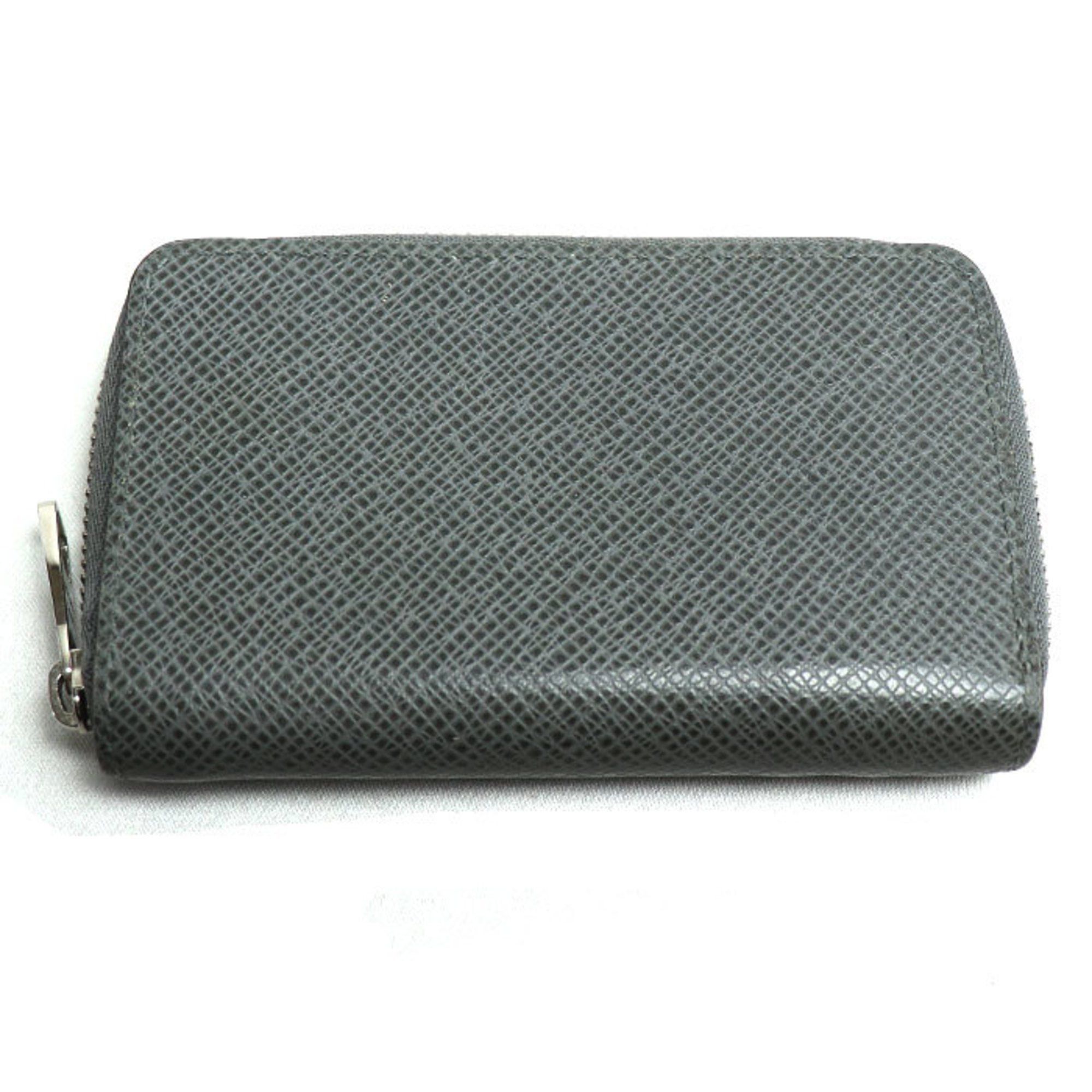 Louis Vuitton Louis Vuitton Zipper Coin Purse Case Taiga Gray M32617 Men's Size ONE SIZE - 1 Thumbnail