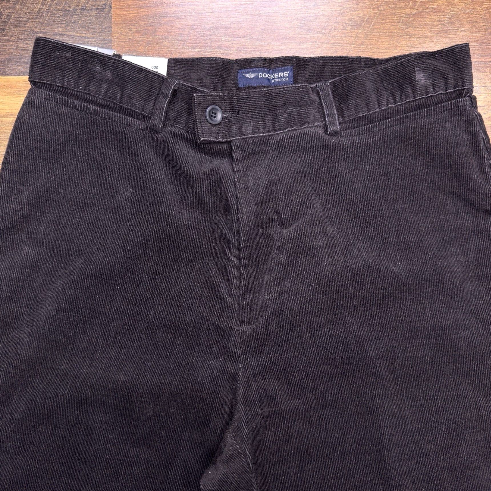 Dockers VINTAGE Dockers Black ContINENTAL Pants Womens 10M High Rise Tapered Leg Stretch New Size 32" / US 10 / IT 46 - 2 Thumbnail
