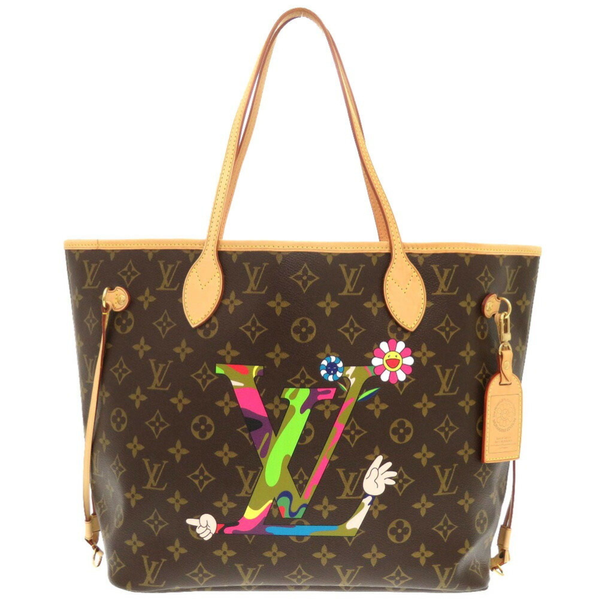 Louis Vuitton Neverfull MM Monogram Hand MOCA Exclusive Takashi