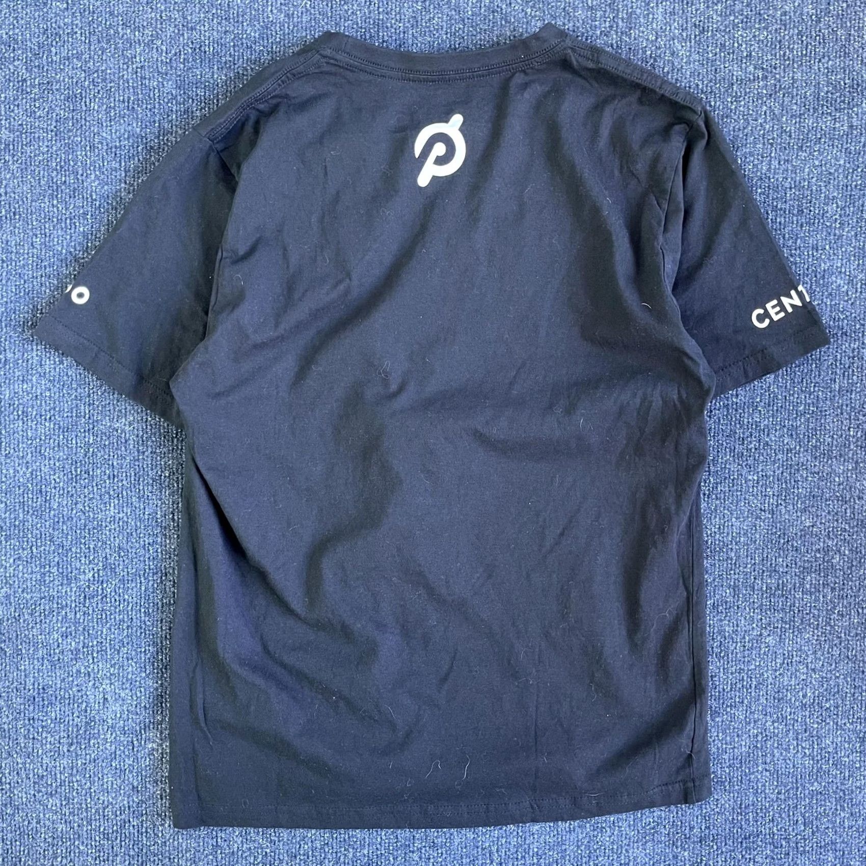 Logo 7 Peloton Mens Medium Black Century Logo Cycling Gym Sports Tee T-Shirt Shirt Size US M / EU 48-50 / 2 - 3 Thumbnail
