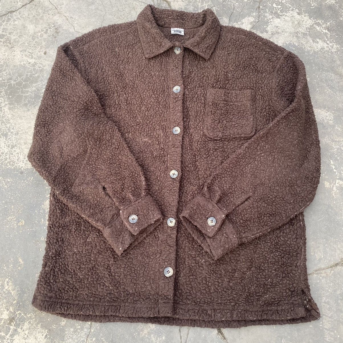 Vintage Vintage Deep Pile Fleece Button Up Size US L / EU 52-54 / 3 - 4 Thumbnail