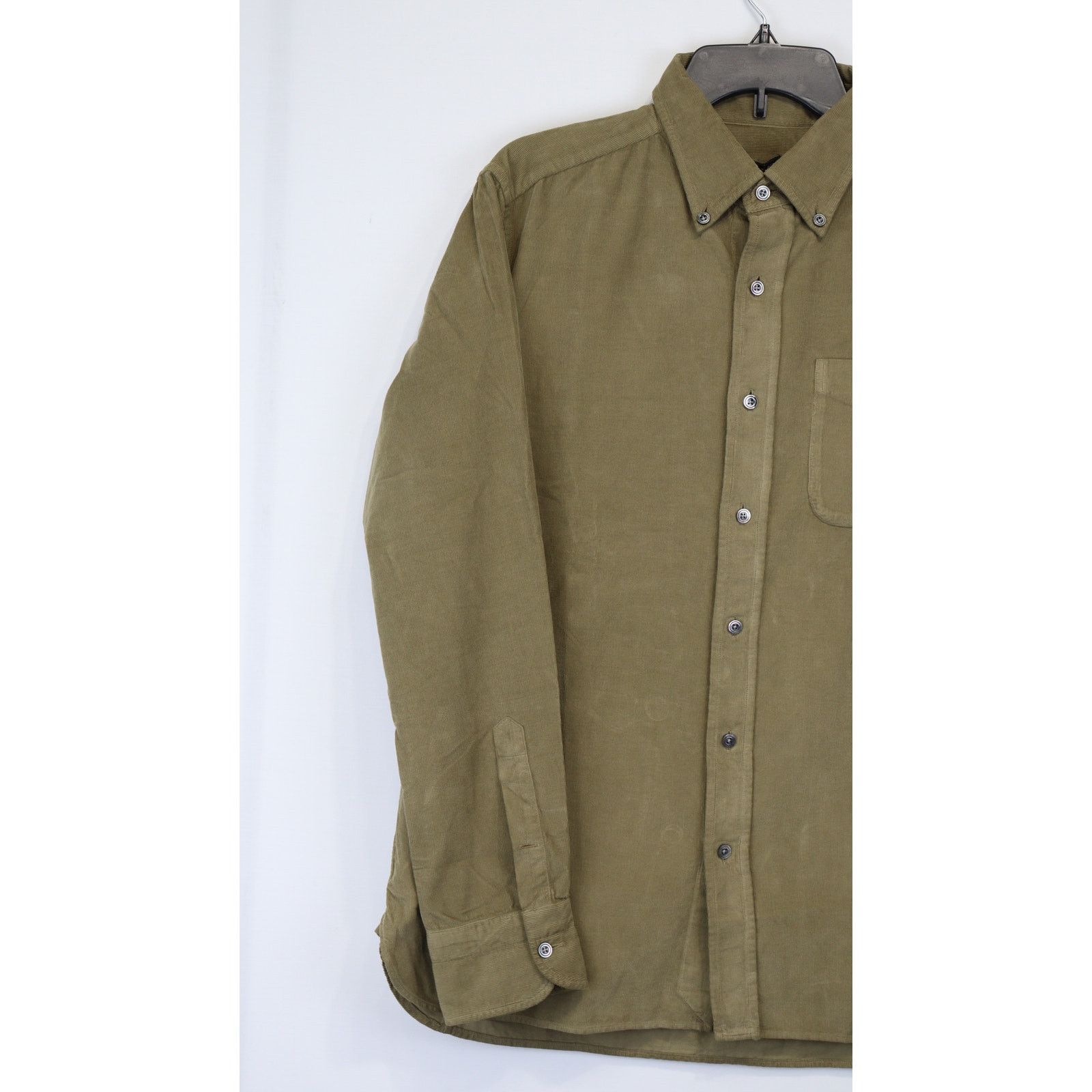 Tom Ford o1rshd1 Q:2 / Casual Shirts in Dark Green Size US L / EU 52-54 / 3 - 4 Thumbnail