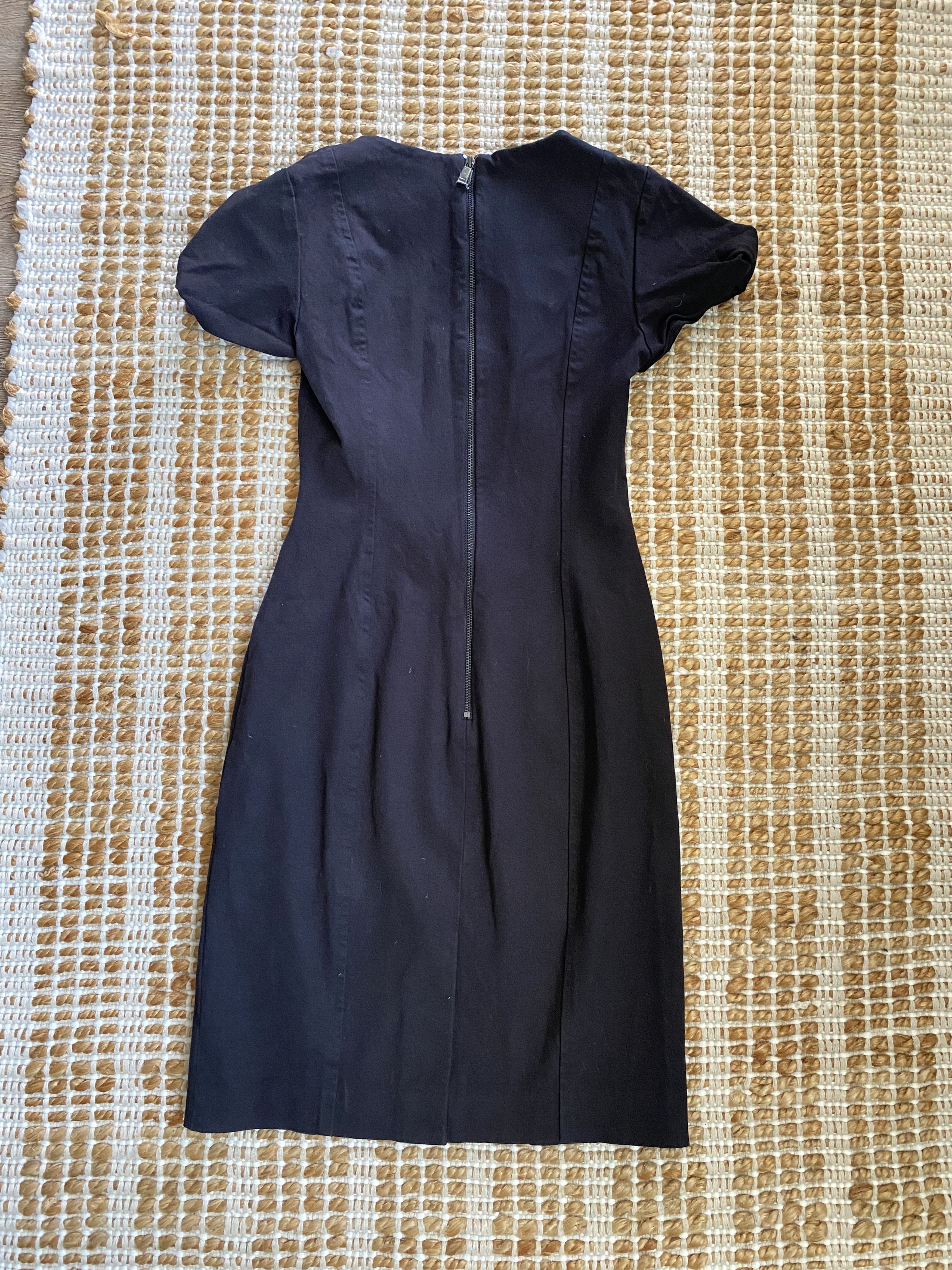 Banana Republic Banana Republic 00 Petite Black Dress – Cap Sleeve LBD Size XXS / US 00 / IT 34 - 9 Thumbnail
