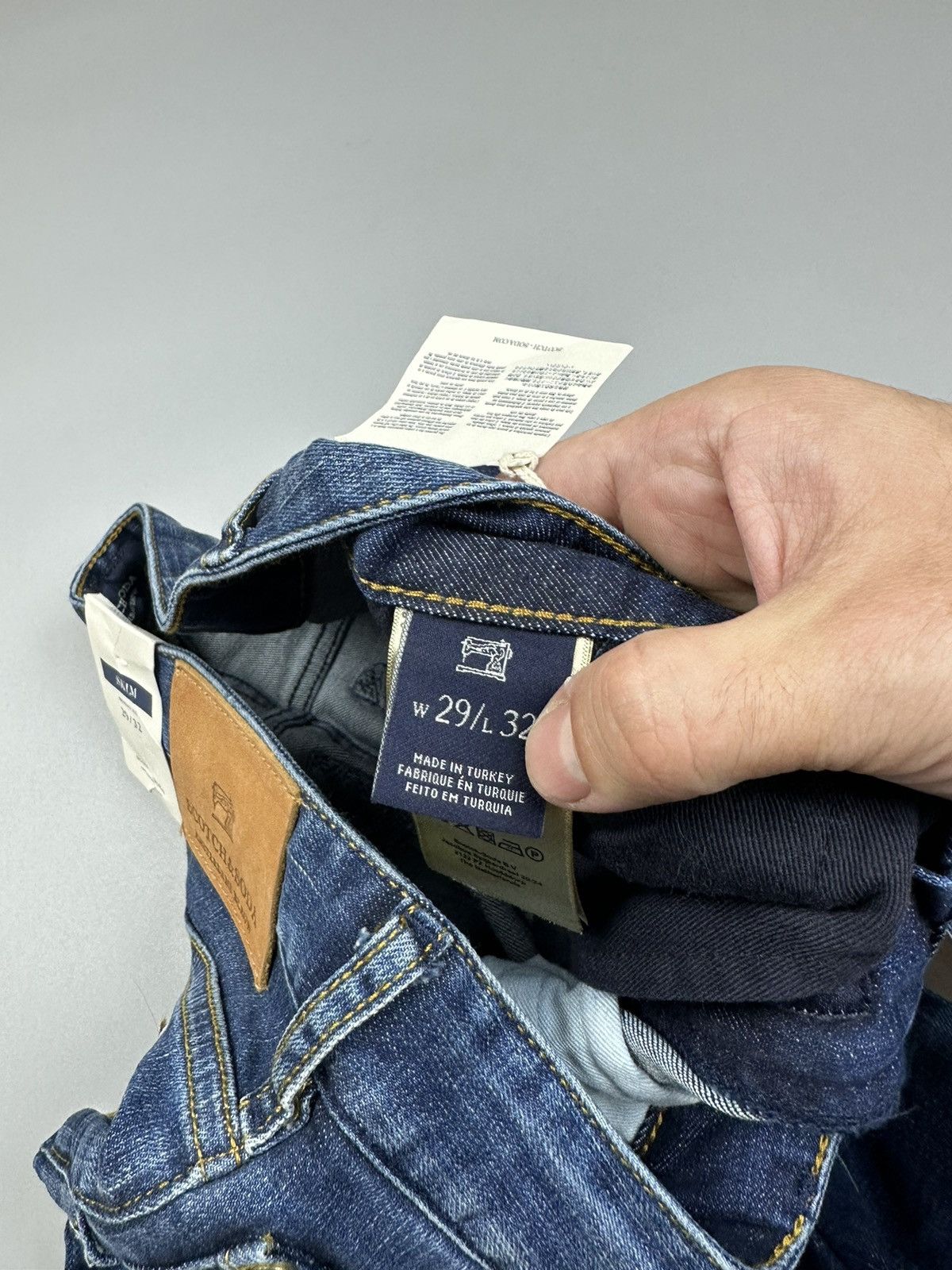 Scotch & Soda Scotch&Soda Washed Blue Skiny Jeans Ralston Size US 29 - 6 Thumbnail