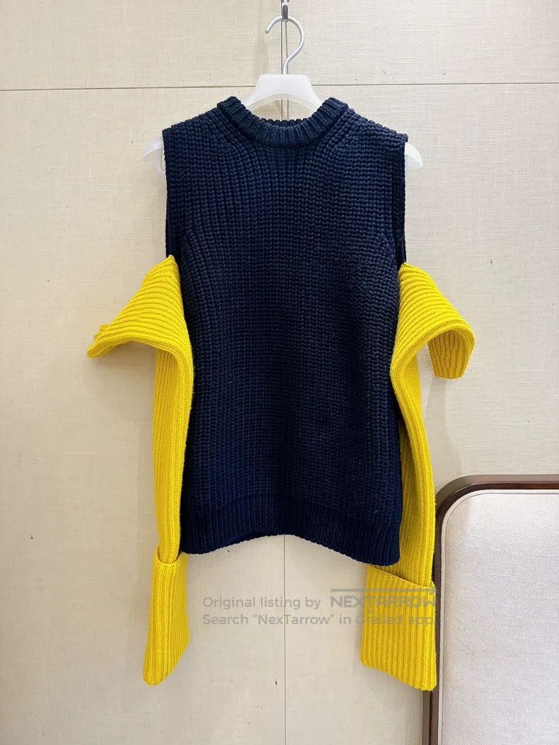 Raf Simons Raf simons Cashmere wool colour block sweater Size US S / EU 44-46 / 1 - 1 Thumbnail