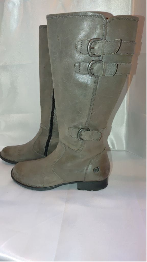 Born Born Leather Riding Boots Size 8 Size US 8 / IT 38 - 2 Thumbnail