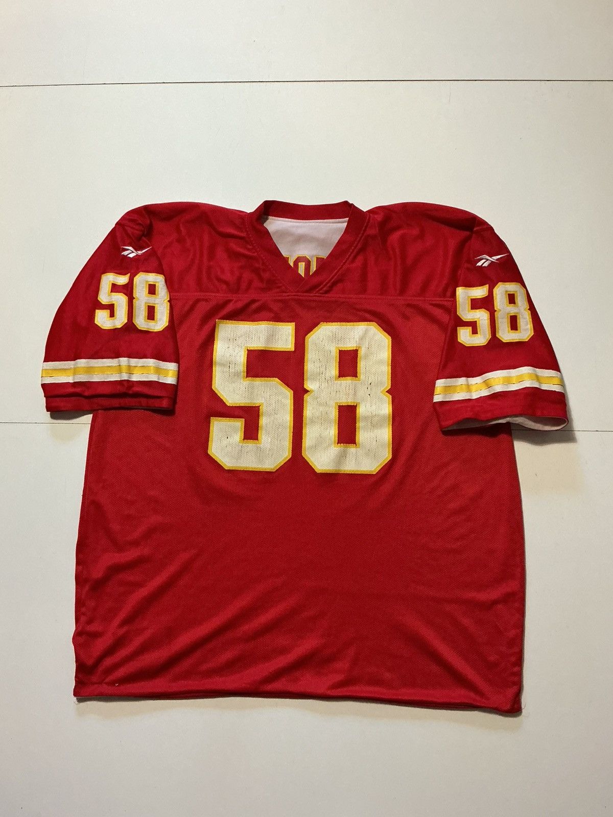 Reebok Reebok Kansas City Chiefs Derrick Thomas NFL Football Jersey Size US XXL / EU 58 / 5 - 1 Thumbnail