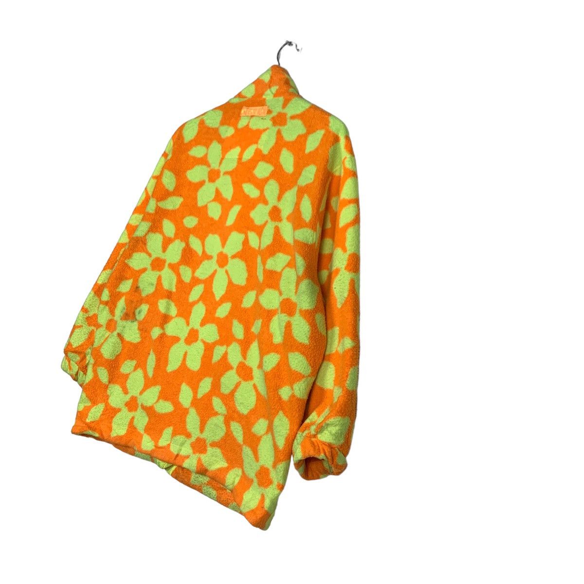 Phenix PHENIX Fullprint Orange Fleece Snap Button Jacket #0078-C5 Size M / US 6-8 / IT 42-44 - 9 Thumbnail