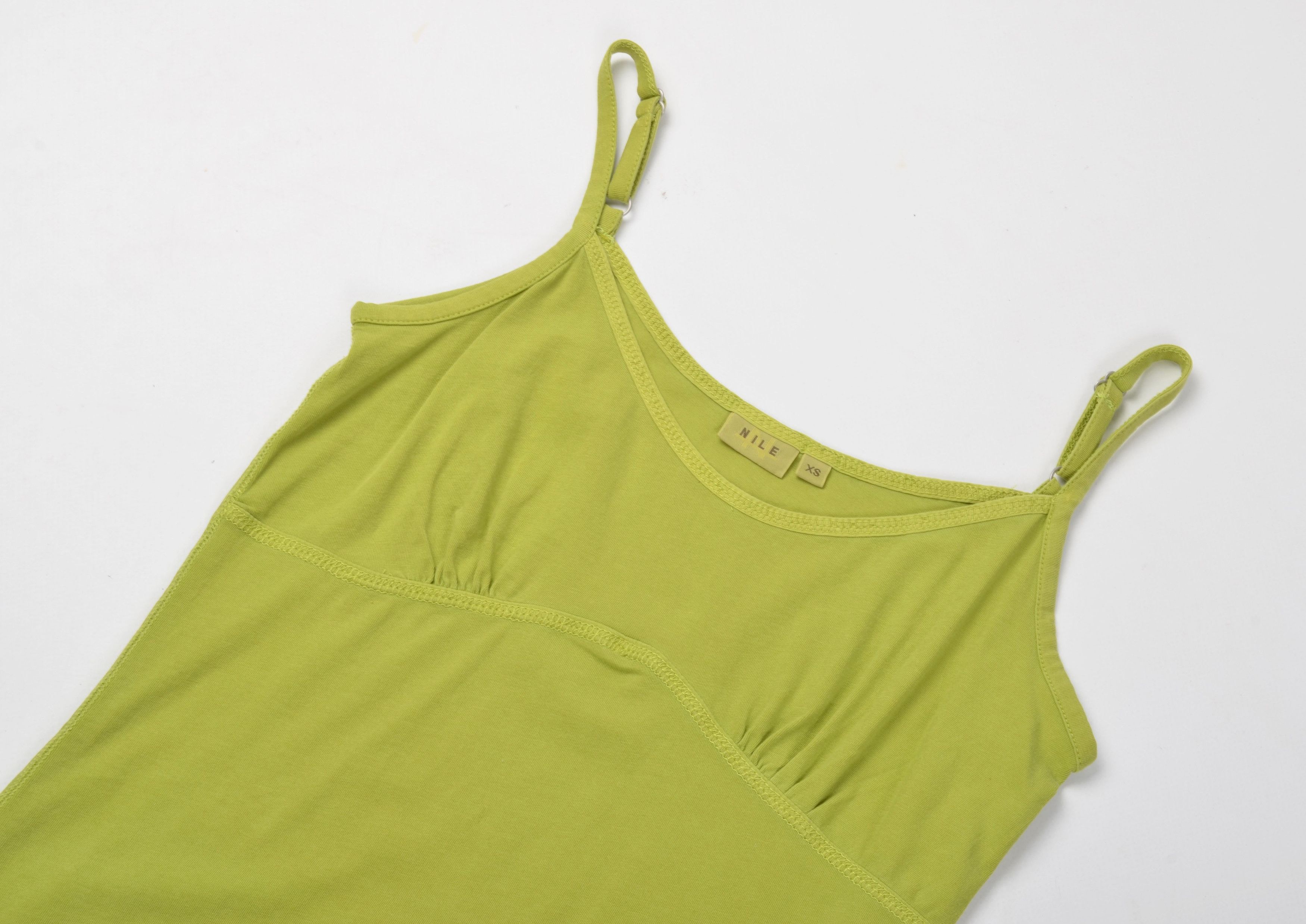 Other Nile Atelier Y2K Garment Dyed Green Babydoll Cami Top Size XS / US 0-2 / IT 36-38 - 5 Thumbnail