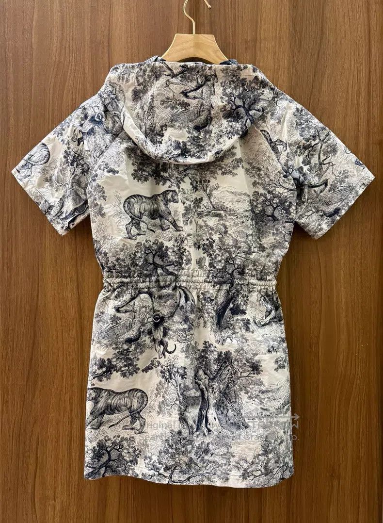Dior Dior Zoo Jungle Series Hooded Dress Size XS / US 0-2 / IT 36-38 - 2 Thumbnail