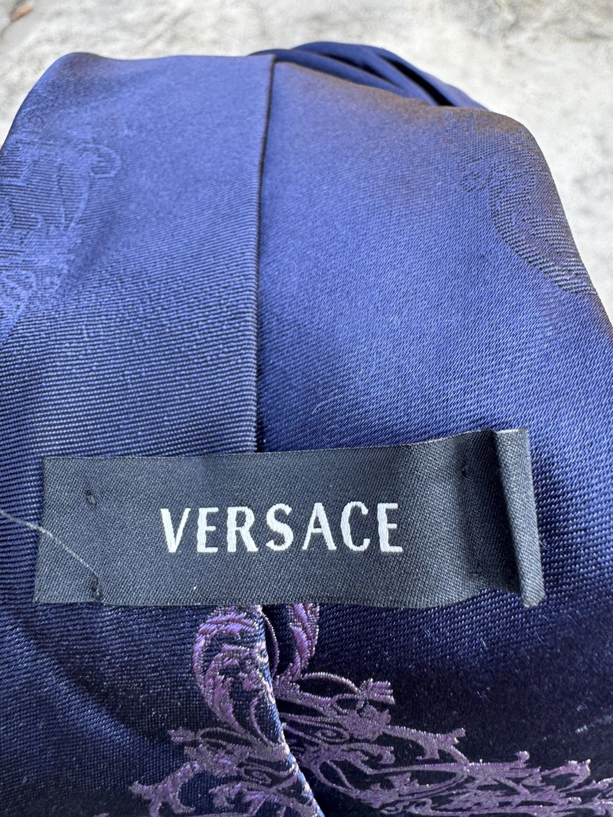 Versace VERSACE VINTAGE SILK NECKTIE Size ONE SIZE - 4 Thumbnail
