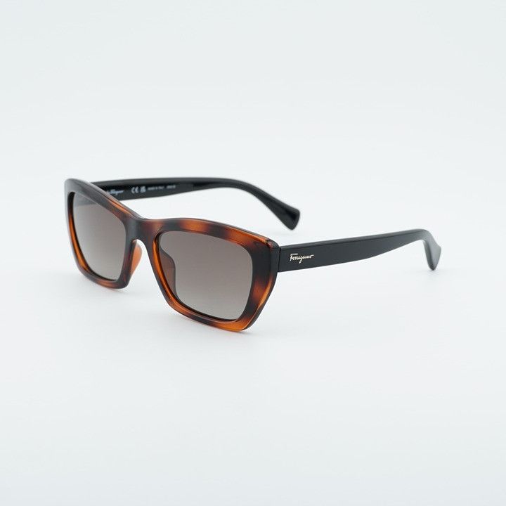Salvatore Ferragamo Salvatore Ferragamo SF958S 214 Sunglasses Havana Rectangle Size ONE SIZE - 1 Thumbnail