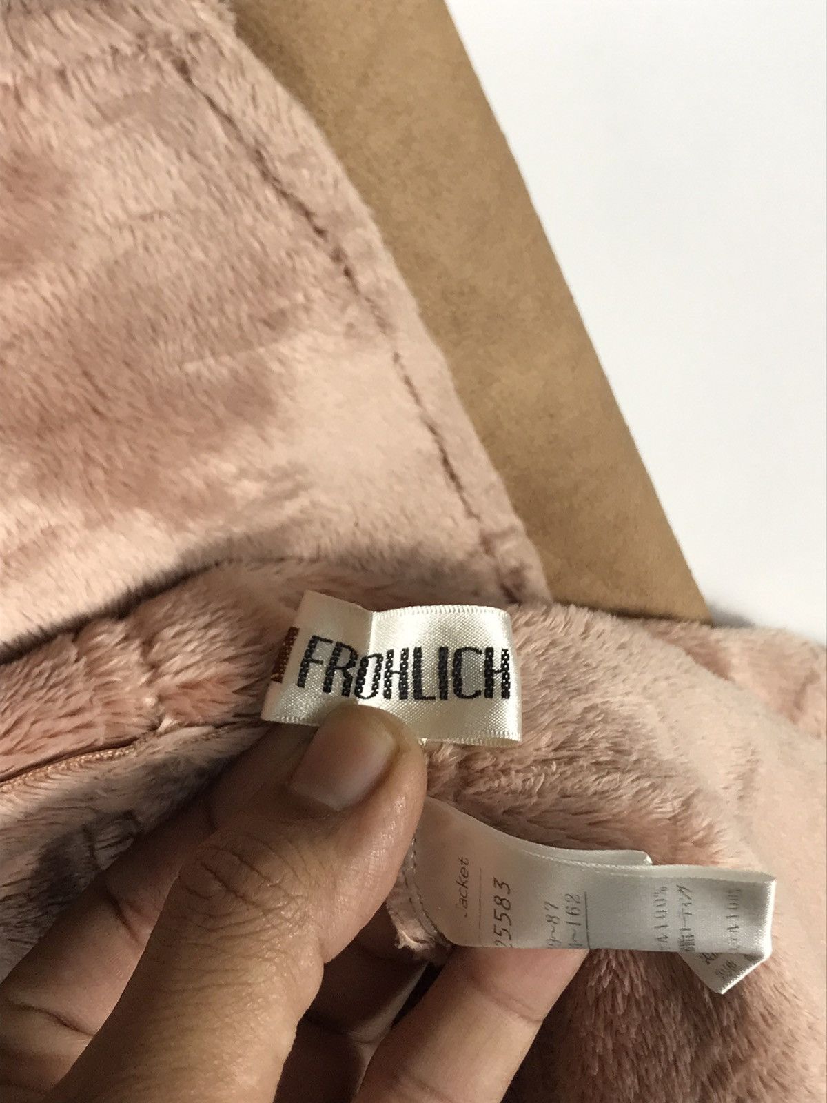 Japanese Brand ⚡️Vintage Frohlich Suede Leather Button Jacket Size M / US 6-8 / IT 42-44 - 9 Thumbnail