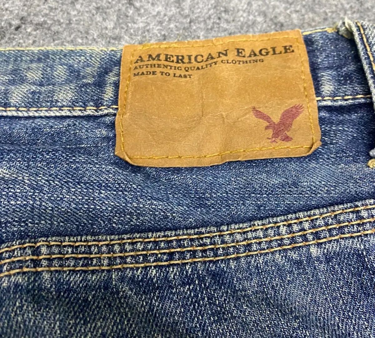 American Eagle Outfitters Vintage American Eagle Qutfitters Patchwork Denim Size US 32 / EU 48 - 16 Thumbnail