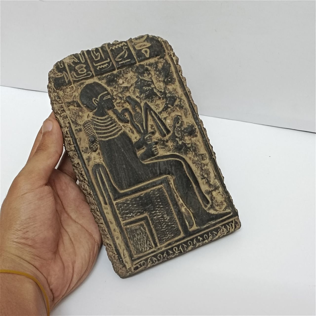 Handmade Ancient Egyptian wall plaque handmade vintage-style art Size ONE SIZE - 1 Thumbnail