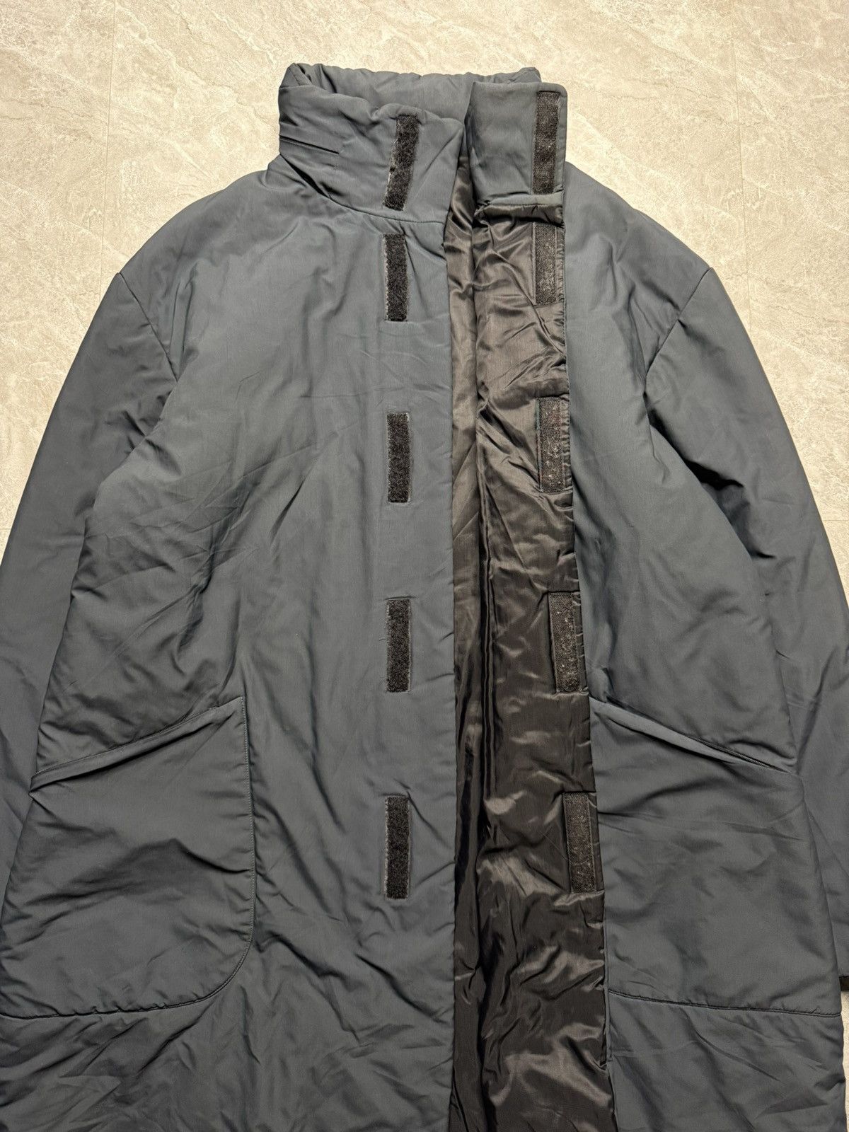 Emporio Armani Archival Emporio Armani Velcro Strap Closure Nylon Long JKT Size US M / EU 48-50 / 2 - 2 Thumbnail