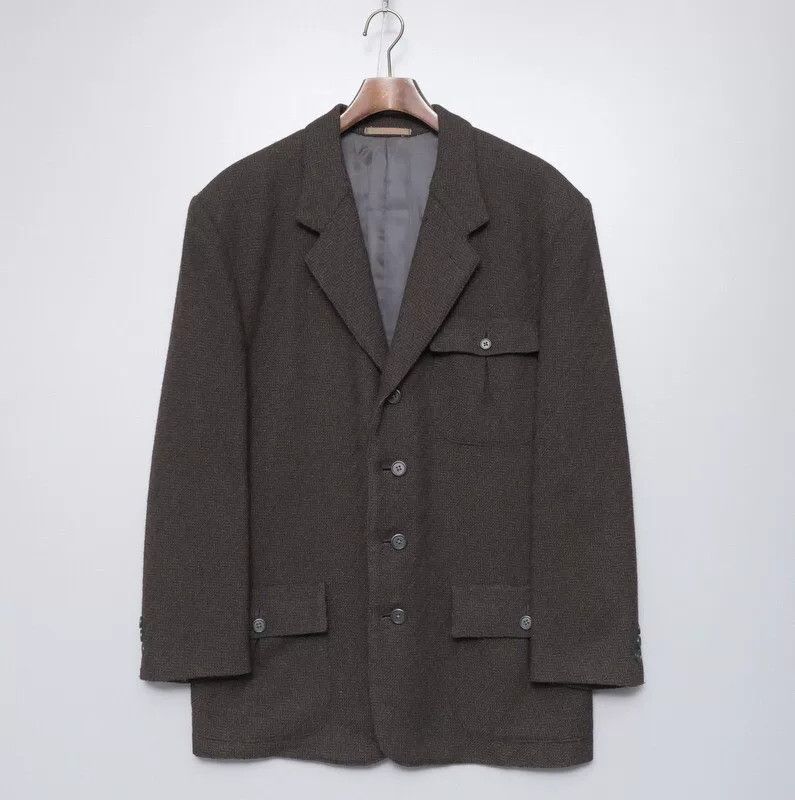 Y's Yohji Yamamoto Y's Vintage Men's Suit Jacket Size US M / EU 48-50 / 2 - 1 Thumbnail