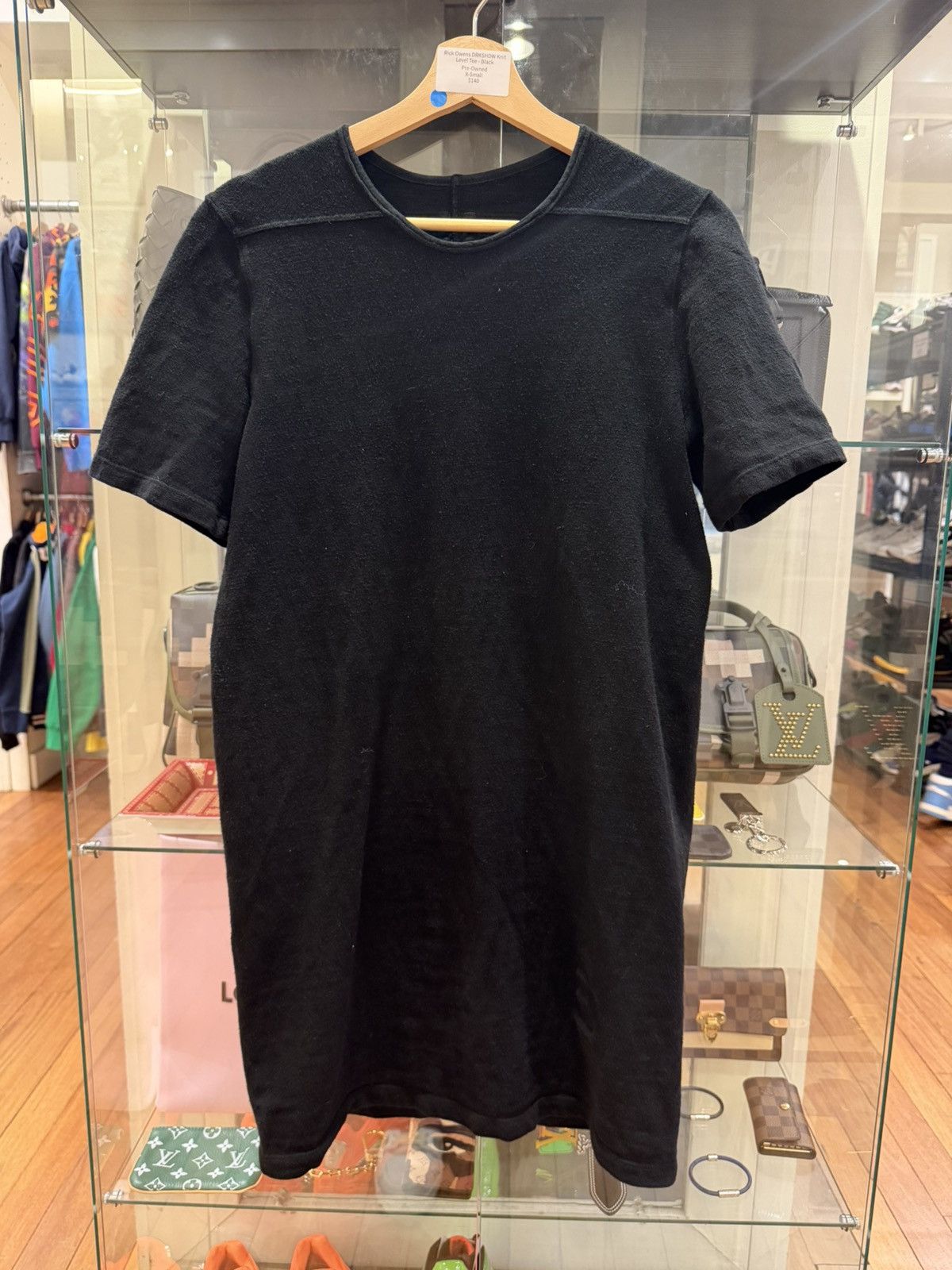 Rick Owens Drkshdw Rick Owens DRKSHDW Knit Level Tee Size US XS / EU 42 / 0 - 1 Thumbnail