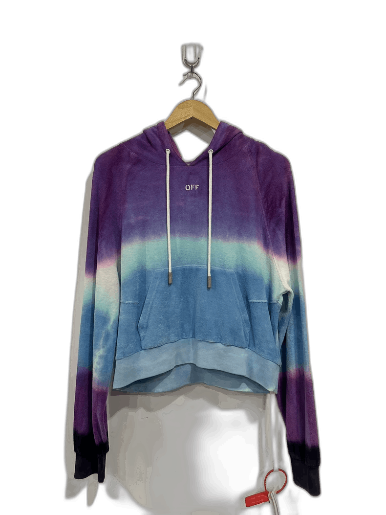 Off-White Off-White Tie-Dye Knit Hoodie Size US XS / EU 42 / 0 - 1 Thumbnail