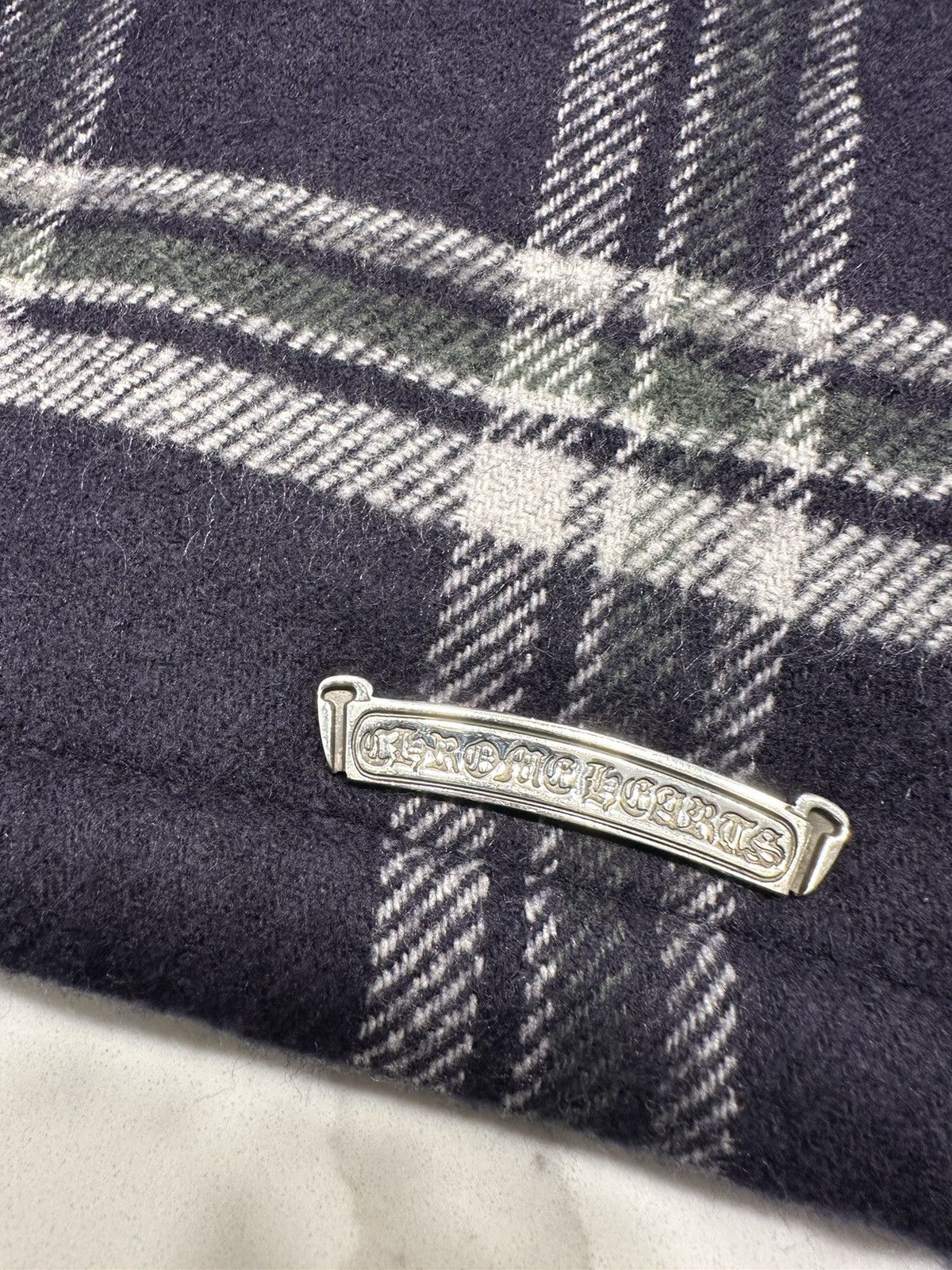 Chrome Hearts 🔥Chrome Hearts Flannel Work Dog Silver button Shirt🔥 Size US XL / EU 56 / 4 - 7 Thumbnail