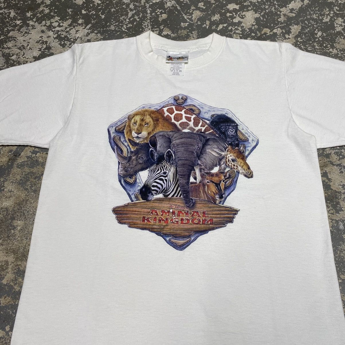 Disney × Vintage Vintage Animal Kingdom Walt Disney World Tshirt 90s USA Size US M / EU 48-50 / 2 - 6 Thumbnail