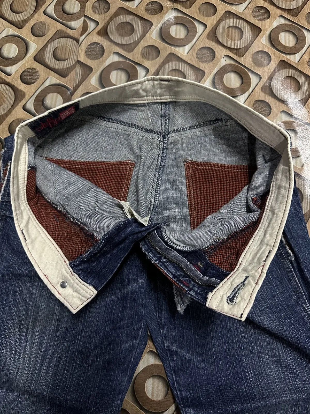 Marithe + Francois Girbaud GRAILS🔥 MARITHE FRANCOIS GIRBAUD JEANS VERY RARE DENIM PANTS Size US 33 - 14 Thumbnail