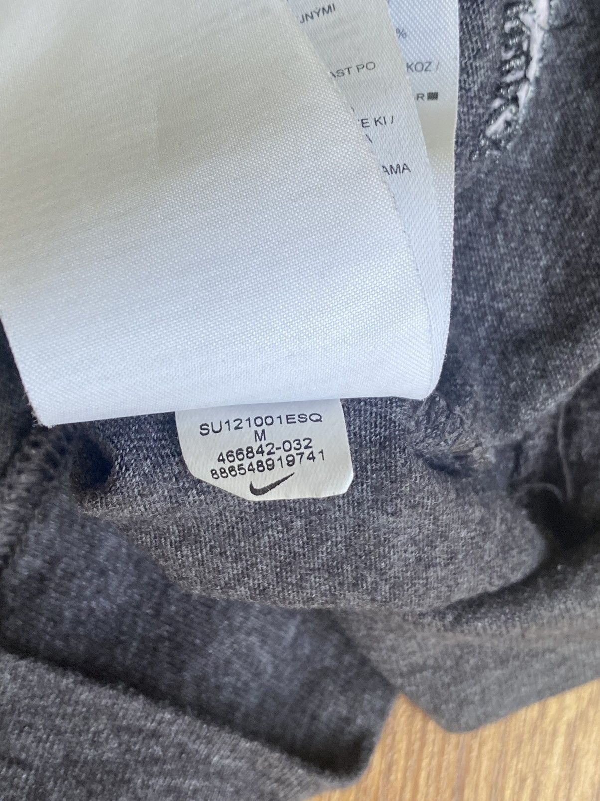 Nike × Vintage Vintage USATF Track And Field Nike Long Sleeve Cotton Gray M Size US M / EU 48-50 / 2 - 13 Thumbnail