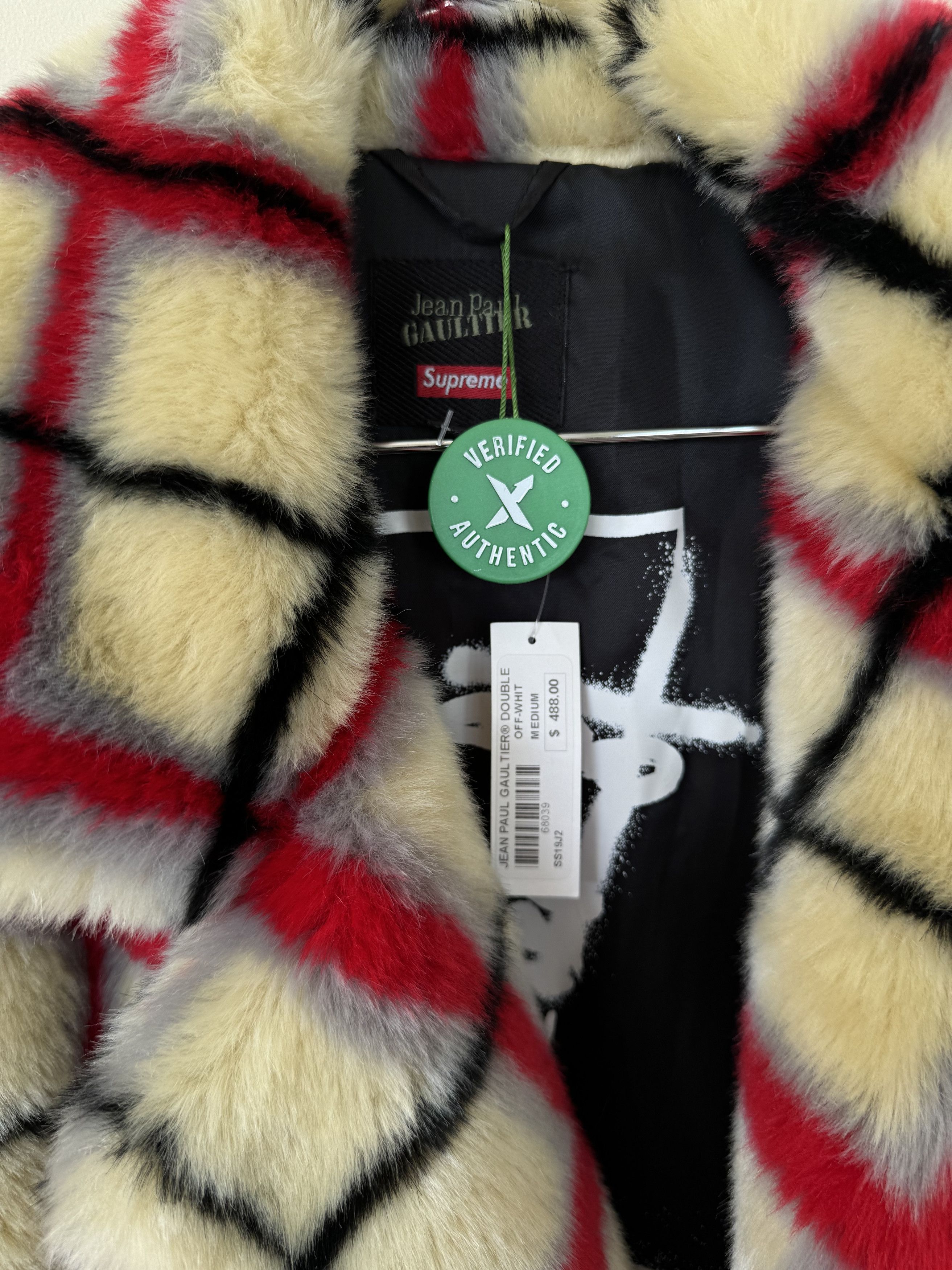 Jean Paul Gaultier × Supreme Supreme JPG Fur Coat NWT Size US M / EU 48-50 / 2 - 5 Thumbnail