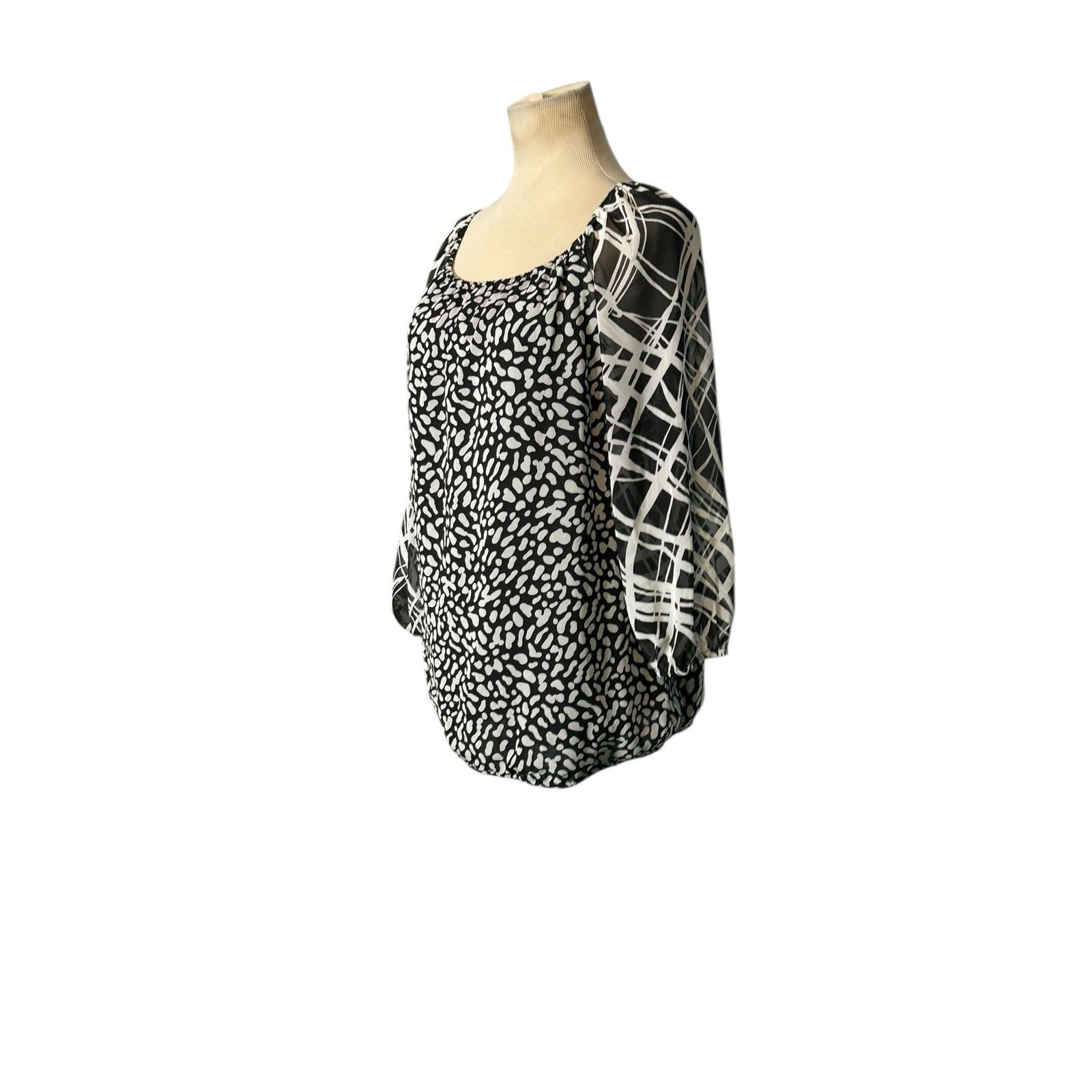 Ann Taylor Ann Taylor 3/4 sleeves tunic blouse size Small Size S / US 4 / IT 40 - 6 Thumbnail