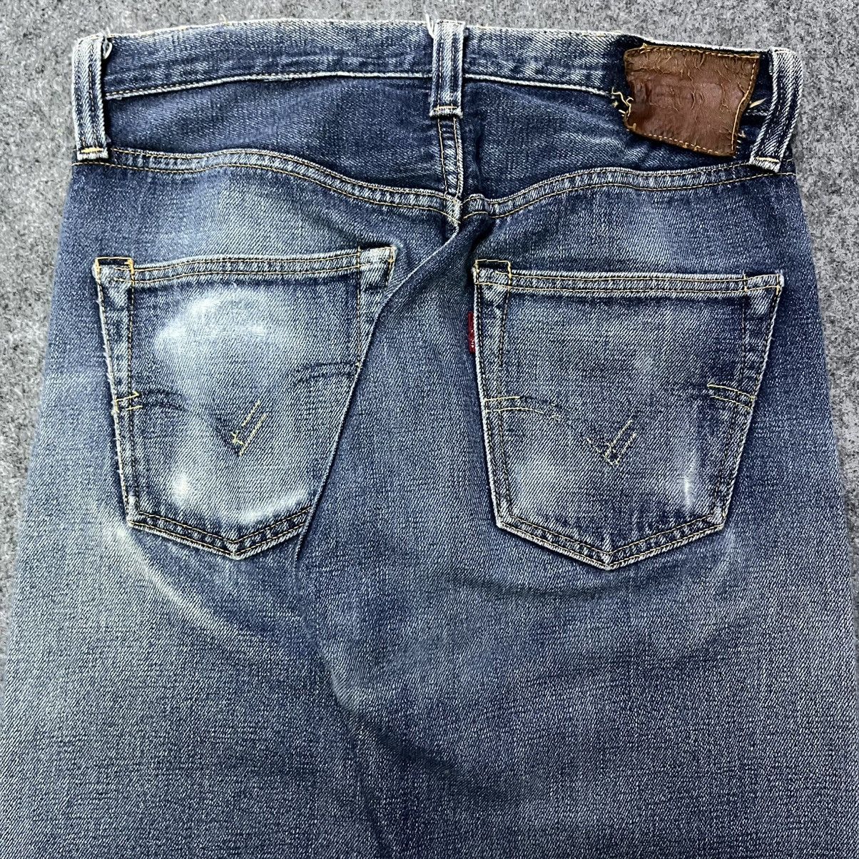Levi's Vintage Levis 501 Big E Selvedge Distressed Jeans Size US 29 - 9 Thumbnail