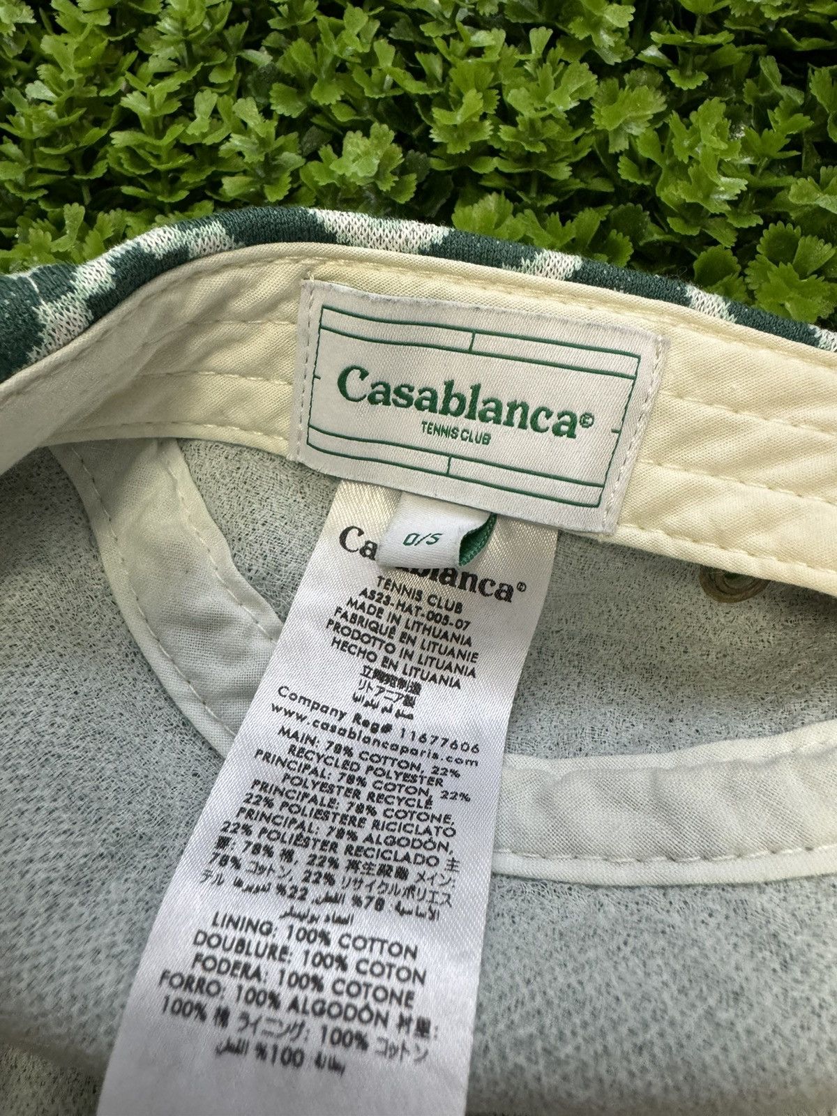 Casablanca Casablanca 5 panel monogram cap Size ONE SIZE - 2 Thumbnail
