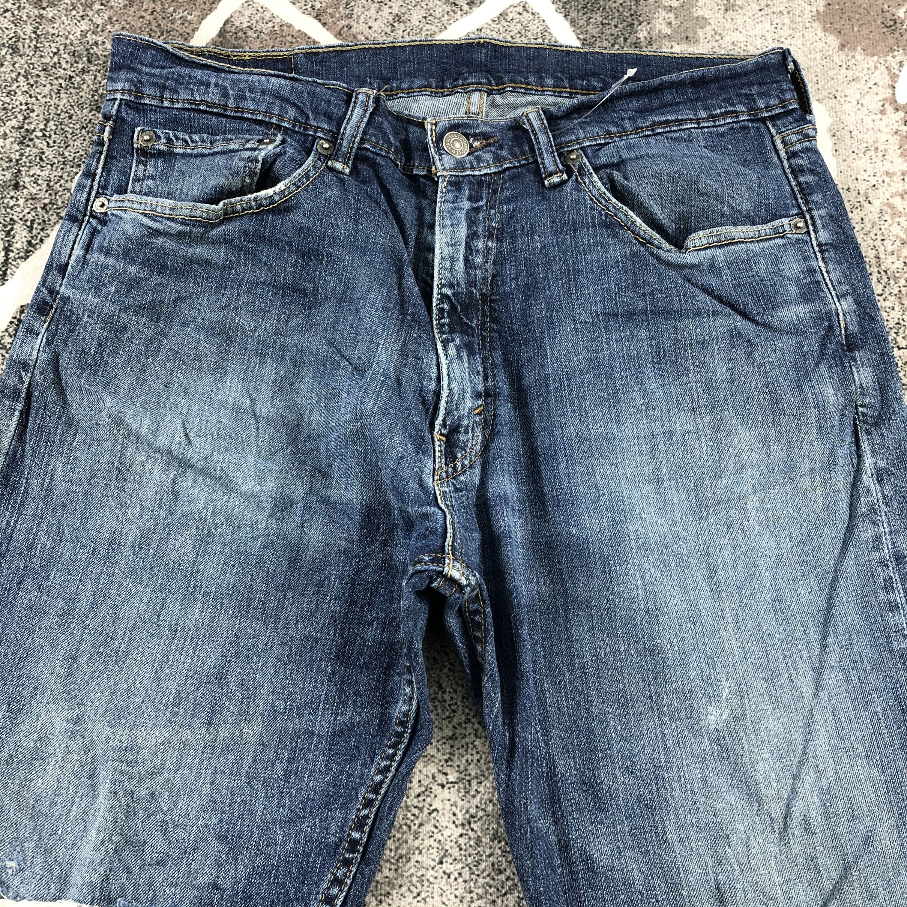 Levi's Vintage Levis 505 Jeans Distress Faded Blue Denim KJ980 Size US 34 / EU 50 - 3 Thumbnail
