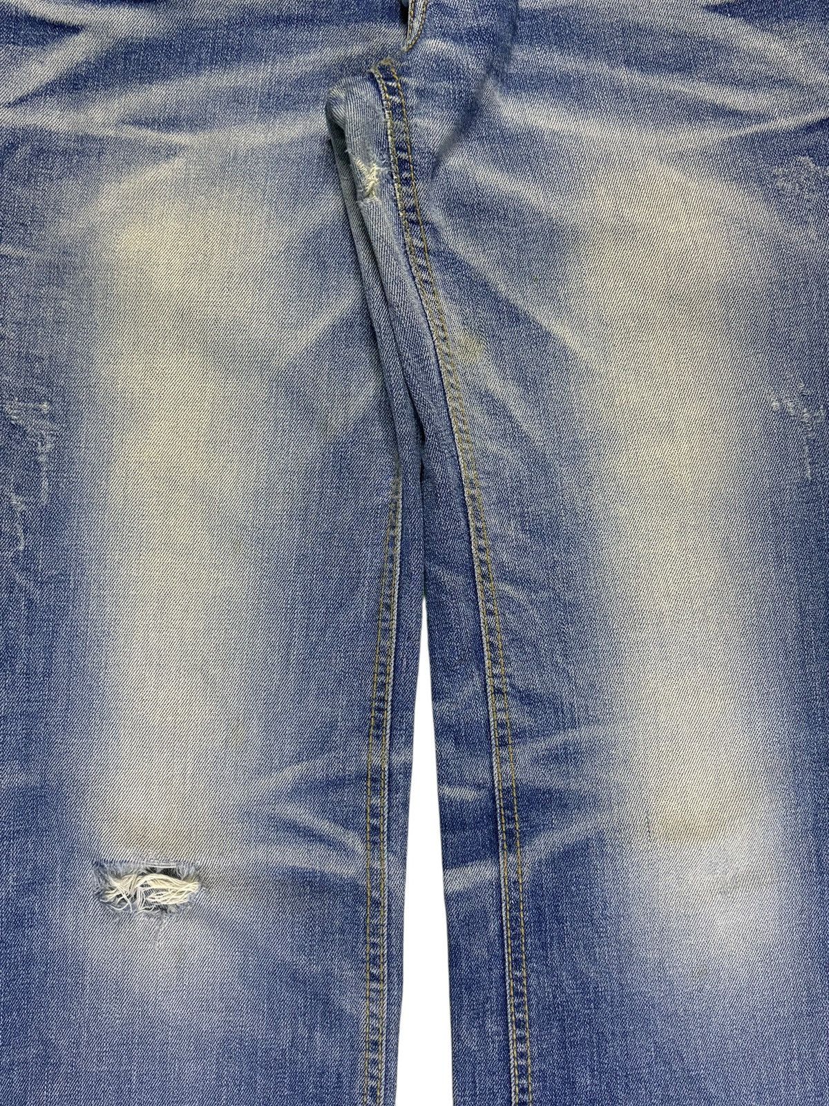 Hysteric Glamour × Japanese Brand Vintage Japanese Brand Mud Wash Distressed Flare Jeans Size 34" / US 12 / IT 48 - 5 Thumbnail
