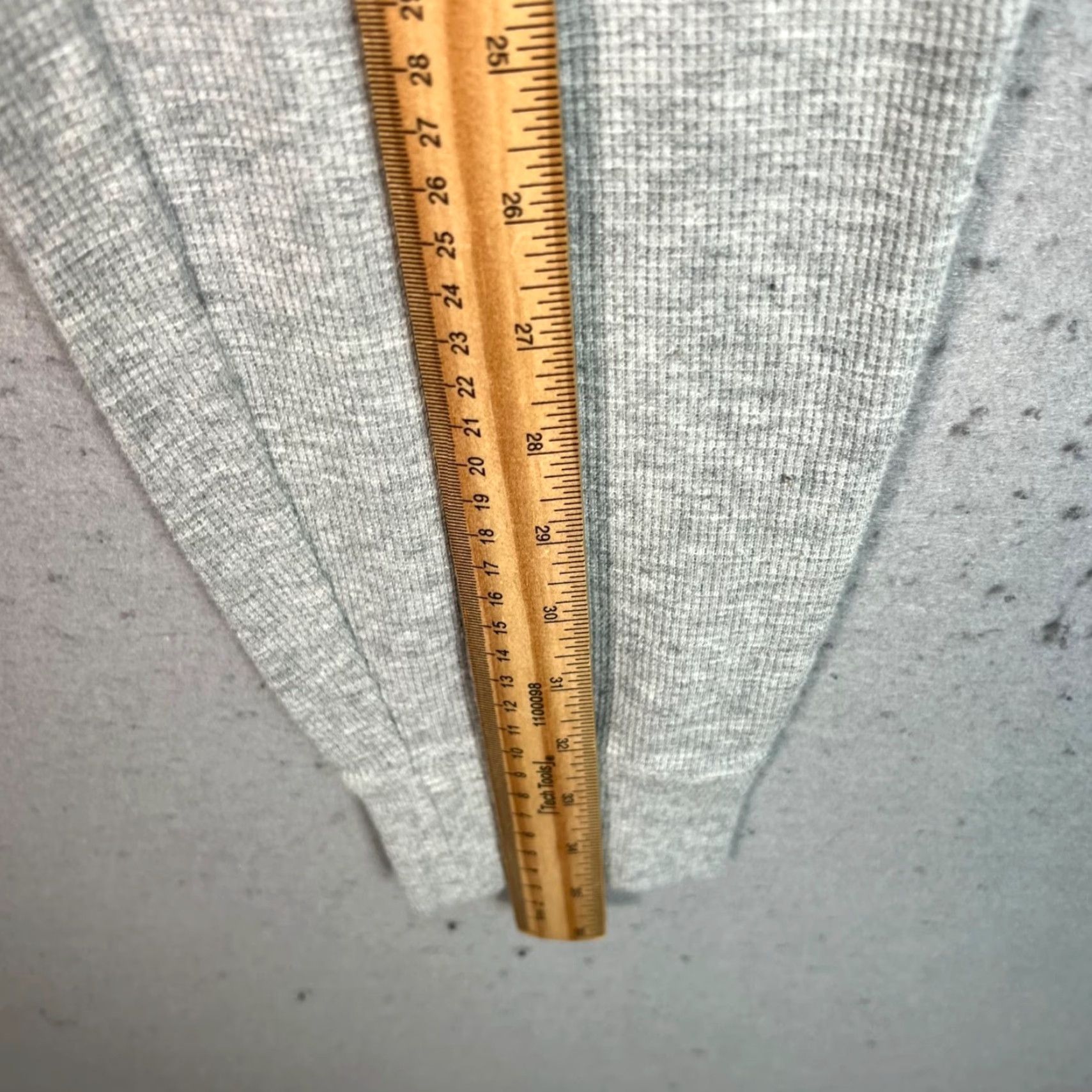 Vintage VINTAGE Sunday Best Heather Gray Ribbed Joggers XS Cotton Polyester Blend Womens Size 26" / US 2 / IT 38 - 6 Thumbnail