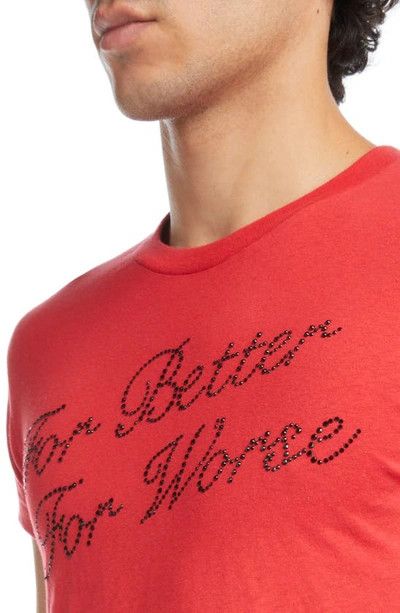 Acne Studios o1y0824 T-Shirt In Cardinal Red Size US XL / EU 56 / 4 - 4 Thumbnail