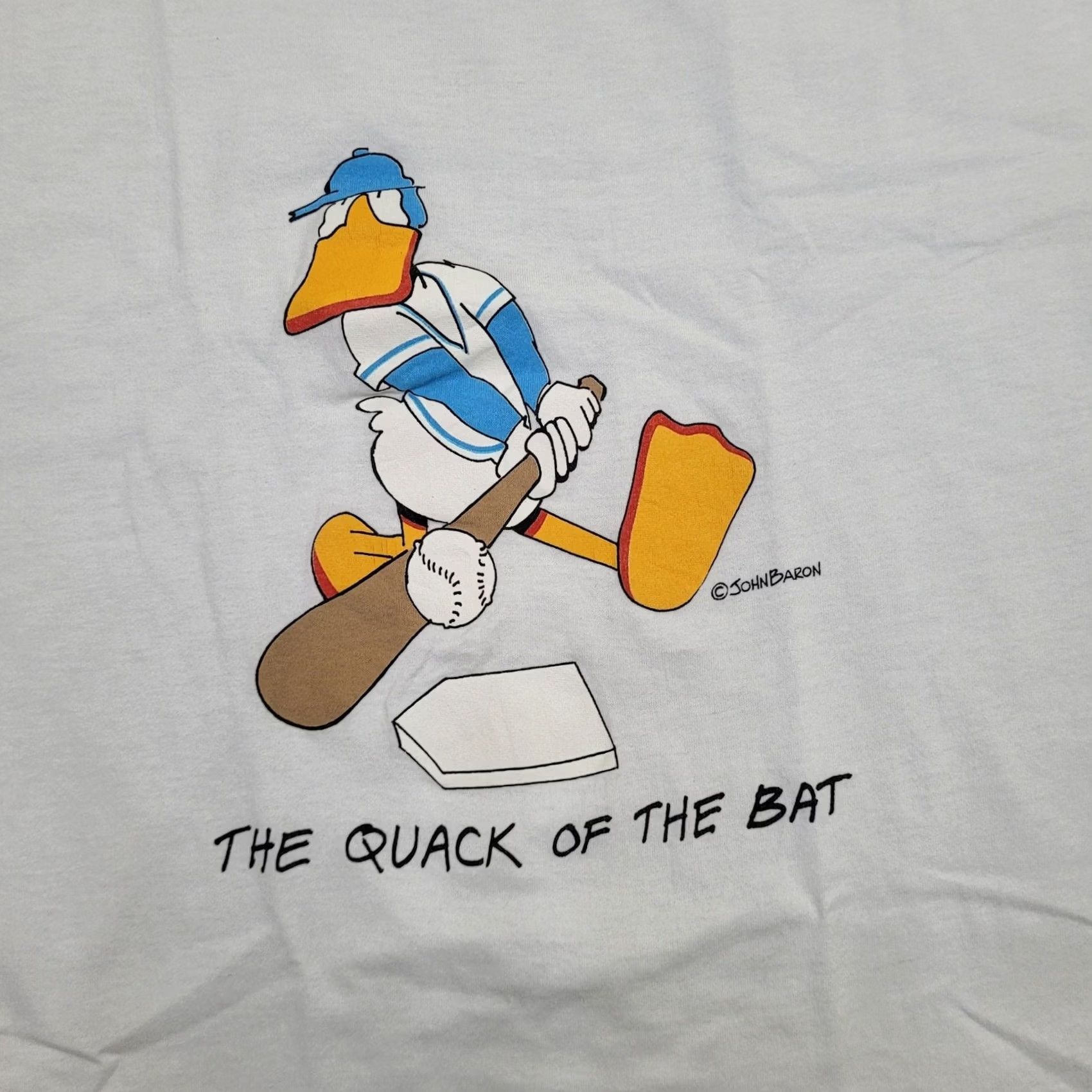 Vintage Vintage Funny Baseball Duck Shirt Medium 19x24 Quack-Of-The-Bat Size US M / EU 48-50 / 2 - 4 Thumbnail