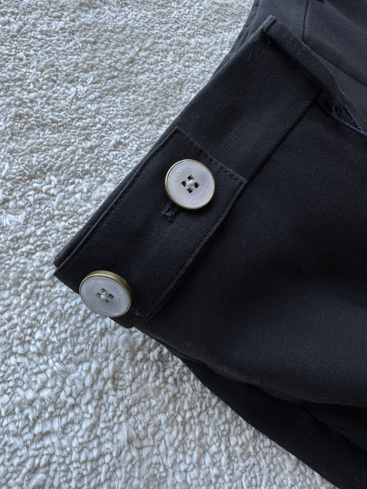 Louis Vuitton Louis Vuitton Tailored Wool Flared Pants Size 54R - 3 Thumbnail